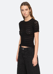 Black Rue S/S Sweater | Sea New York