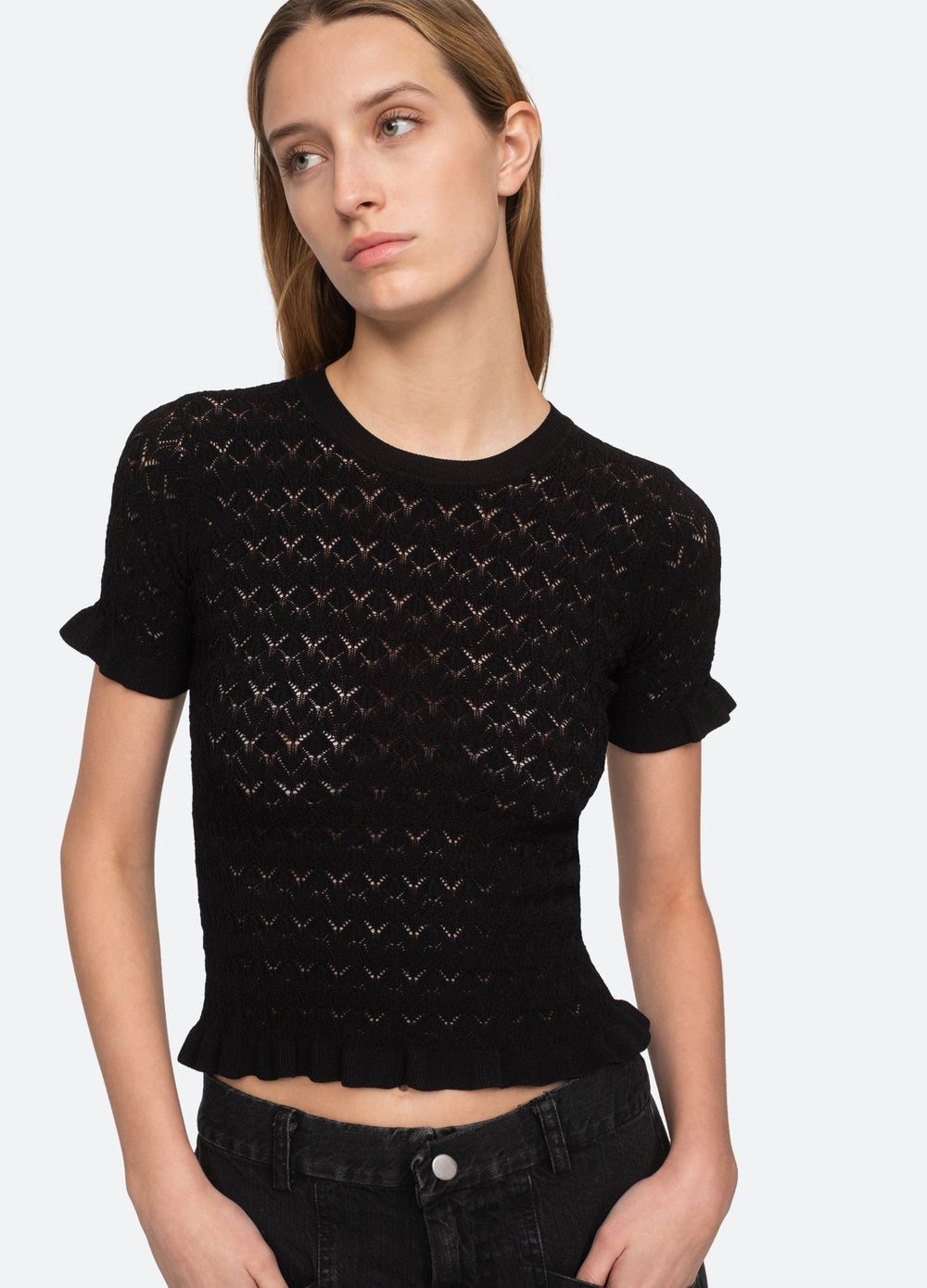 Black Rue S/S Sweater | Sea New York