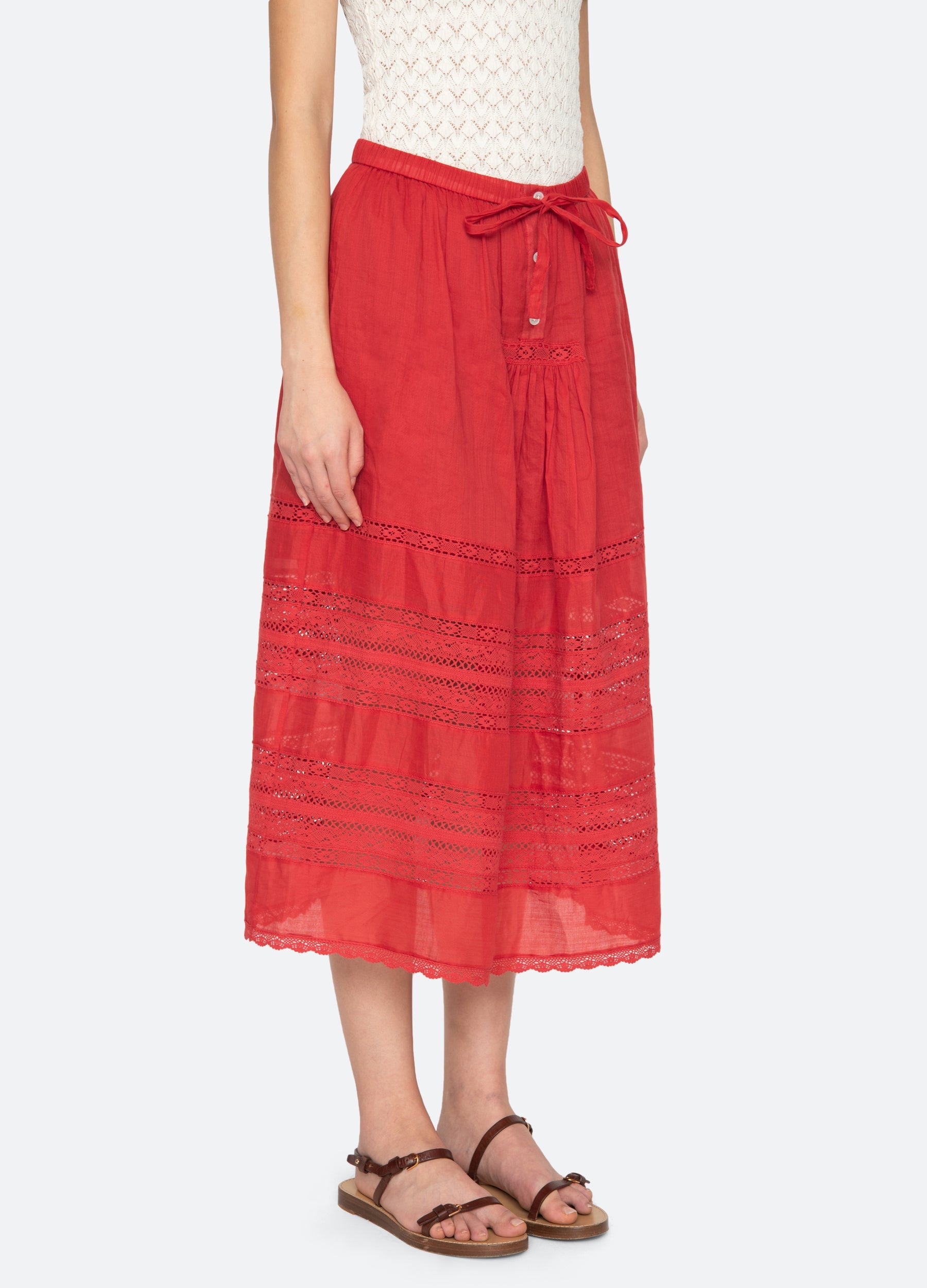 Cream Pippa Skirt | Sea New York