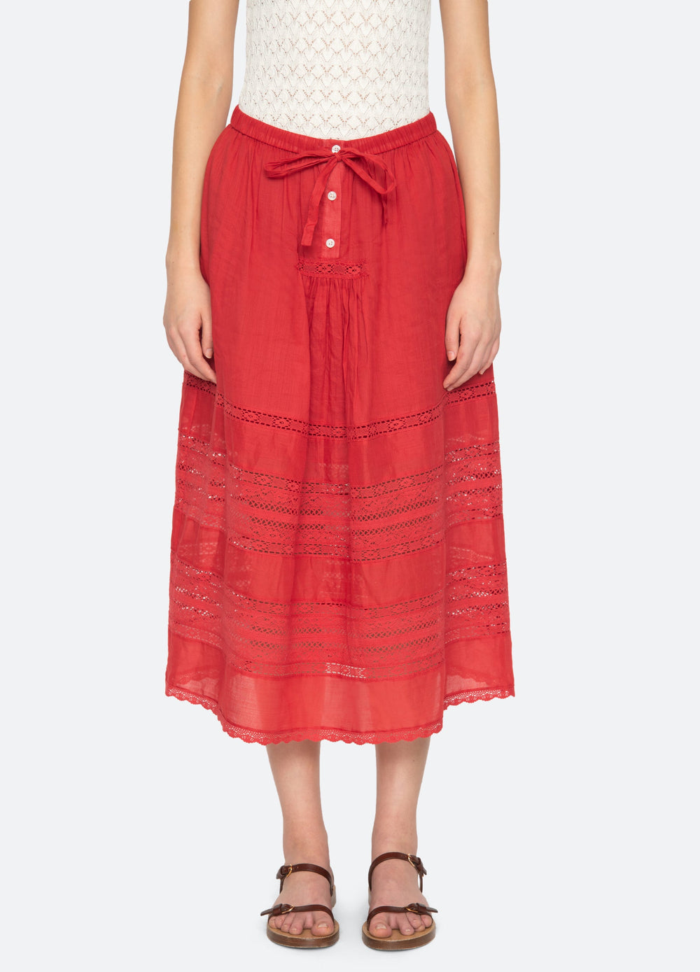 Cream Pippa Skirt | Sea New York