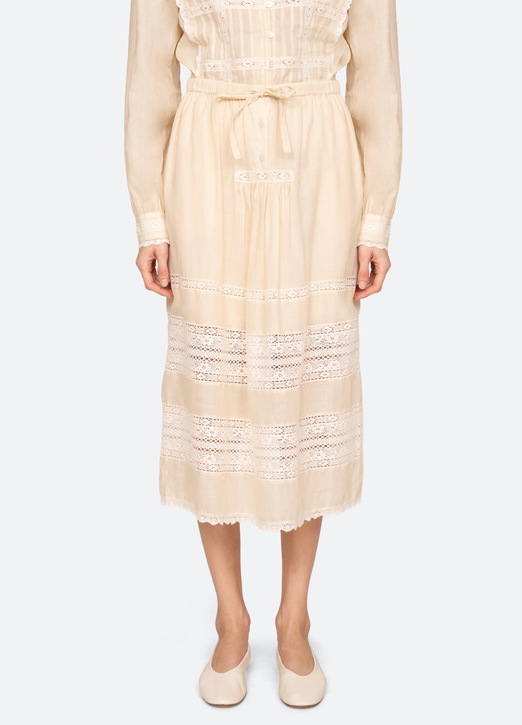 Cream Pippa Skirt | Sea New York