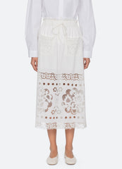 White Gardener Skirt | Sea New York