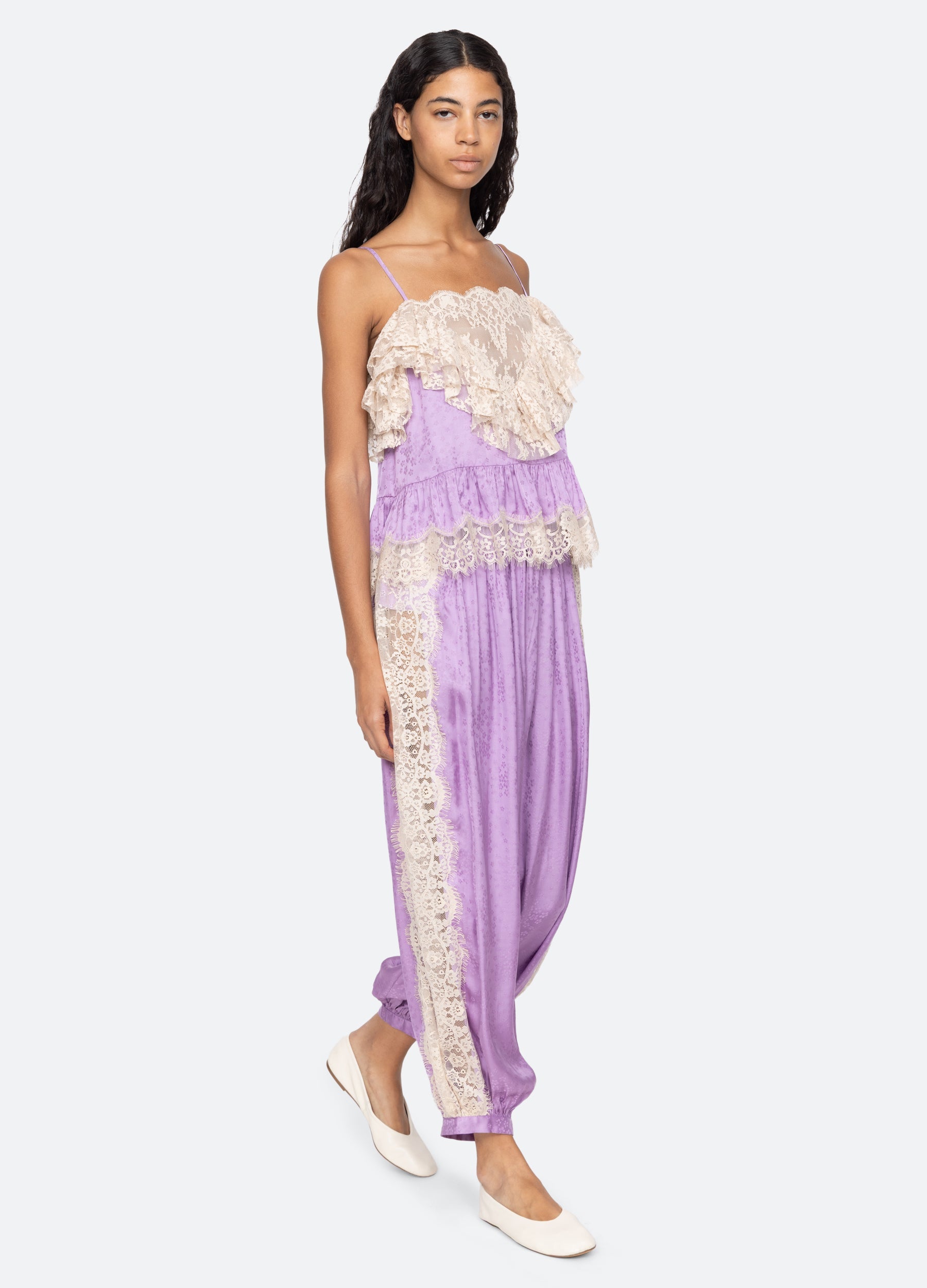 Lilac Ethel Bloomer Pants | Sea New York