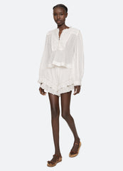 White Eliza Shorts | Sea New York