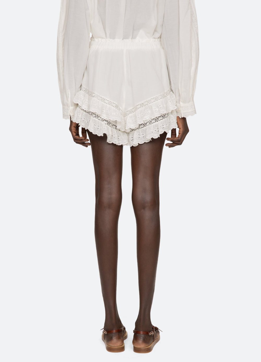 White Eliza Shorts | Sea New York