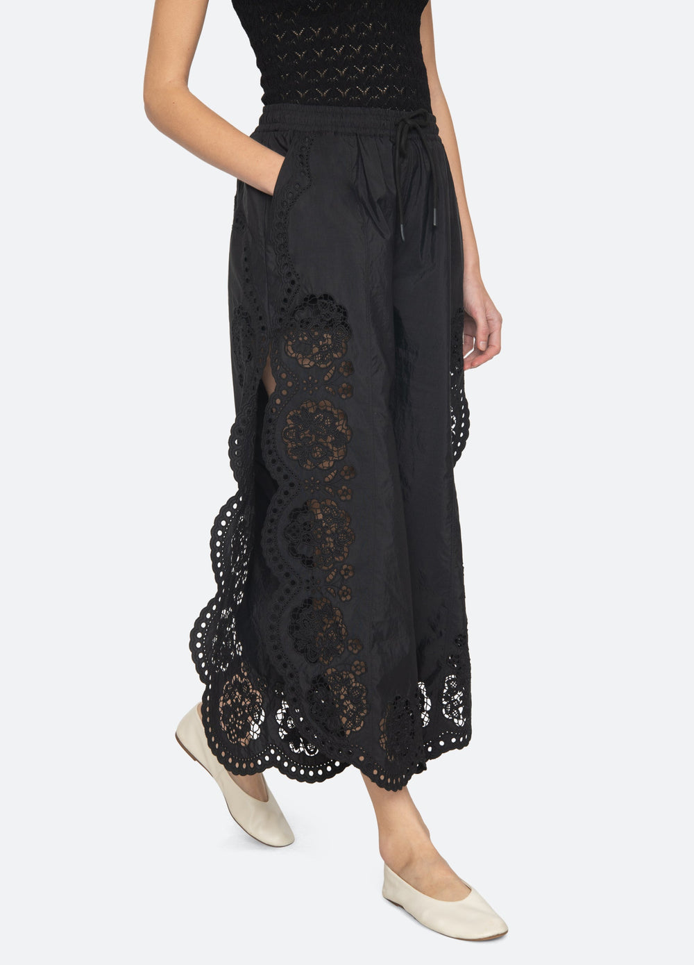 Black Vittoria Pants | Sea New York