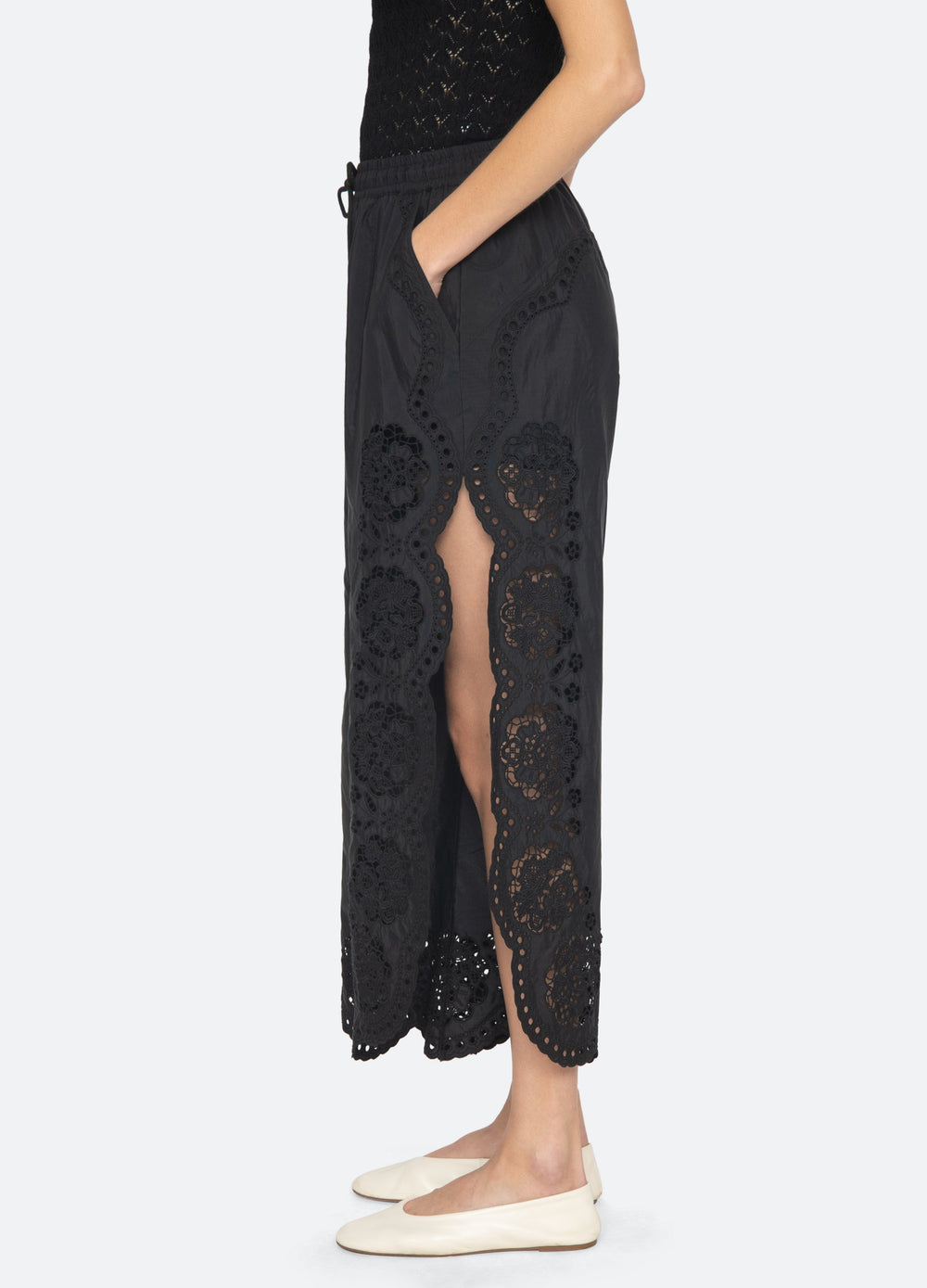 Black Vittoria Pants | Sea New York