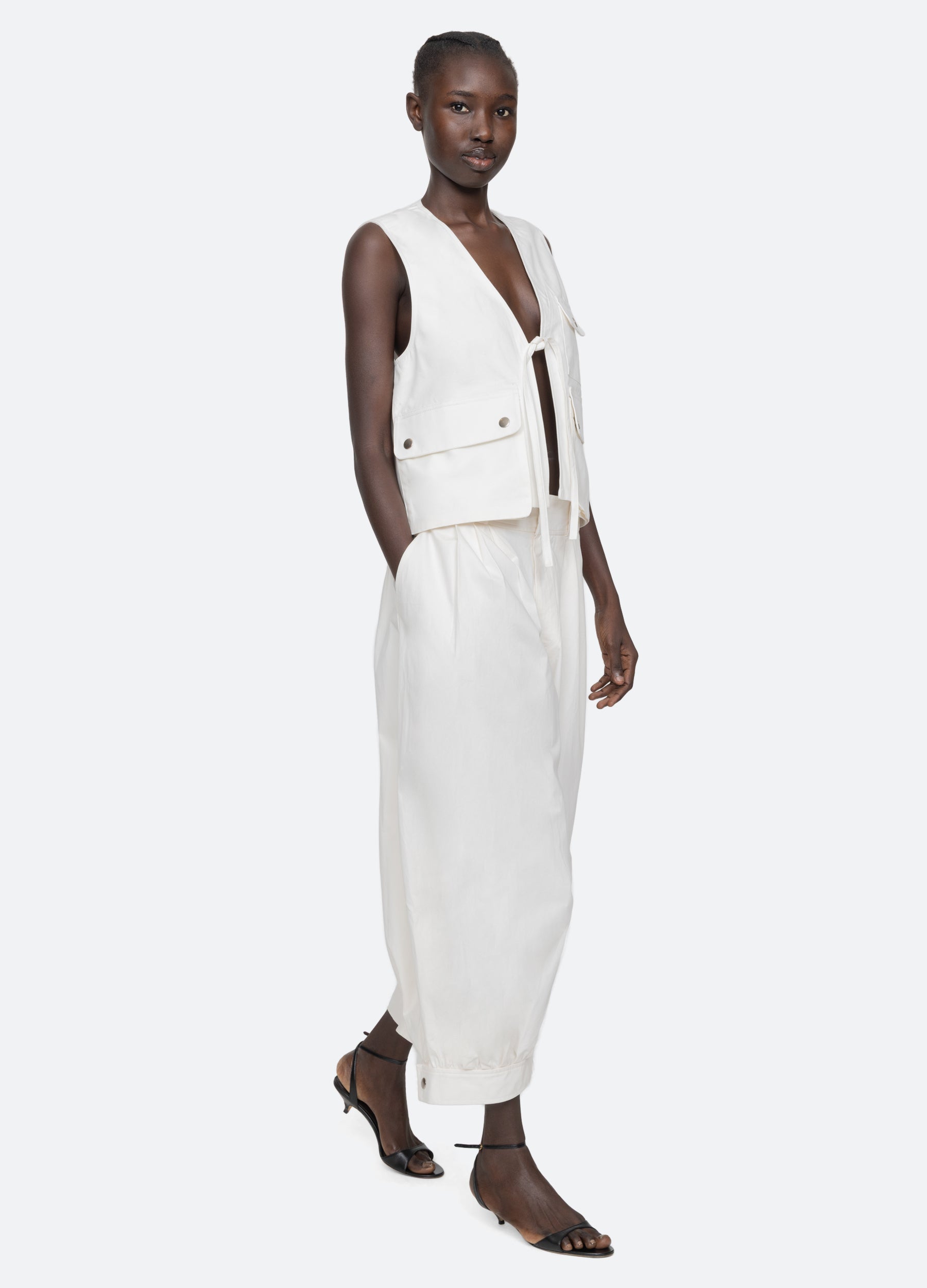 Cream Lois Pants | Sea New York