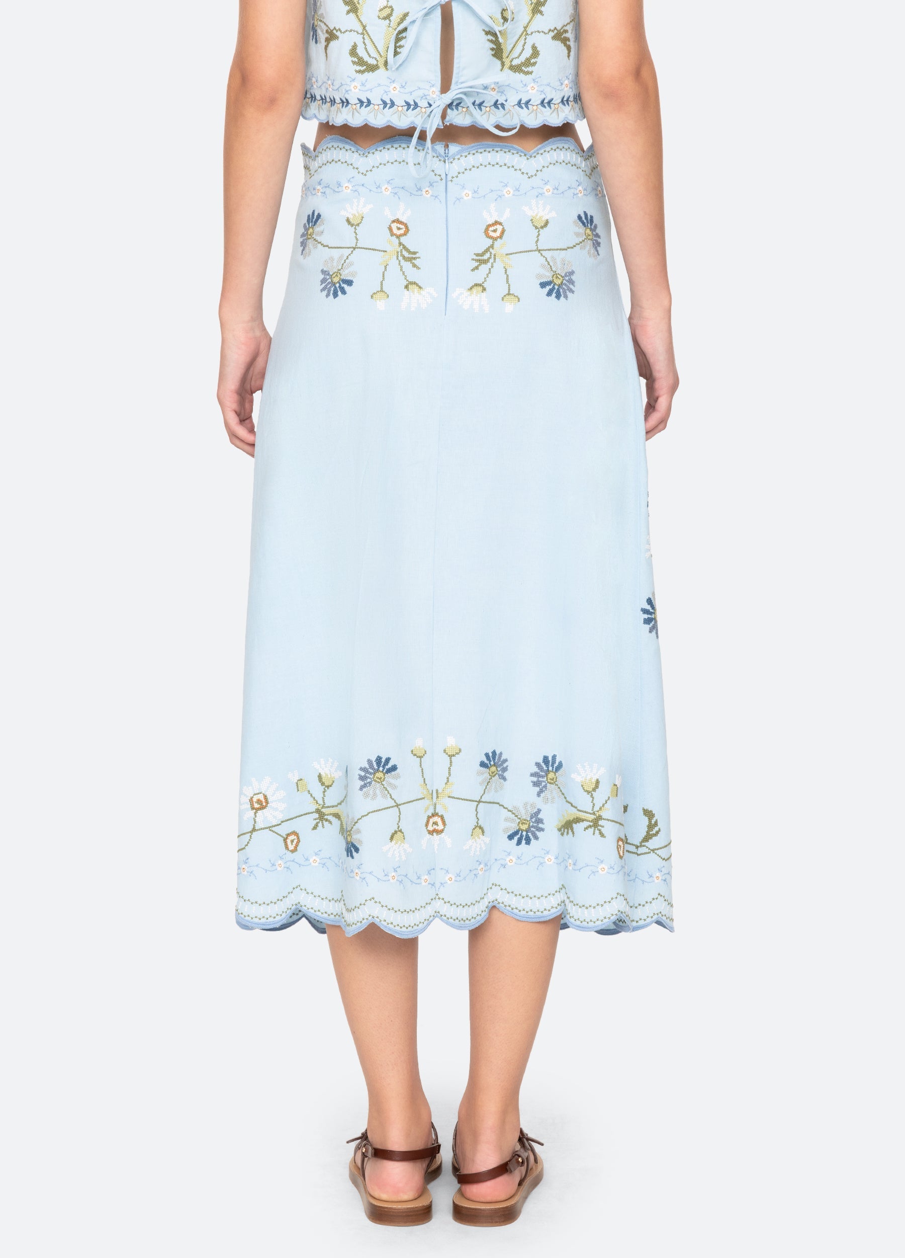 Blue Audra Skirt | Sea New York