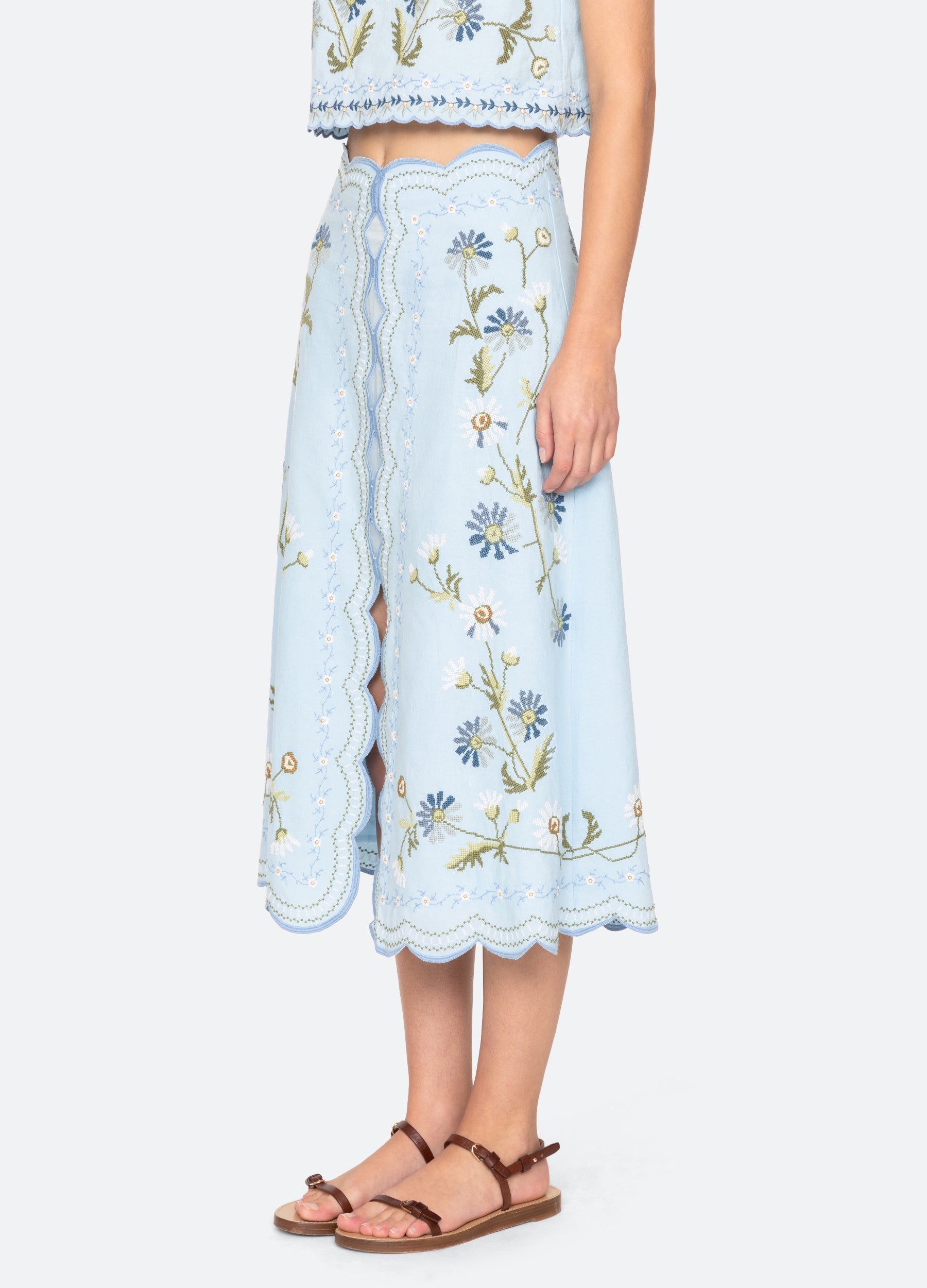 Blue Audra Skirt | Sea New York