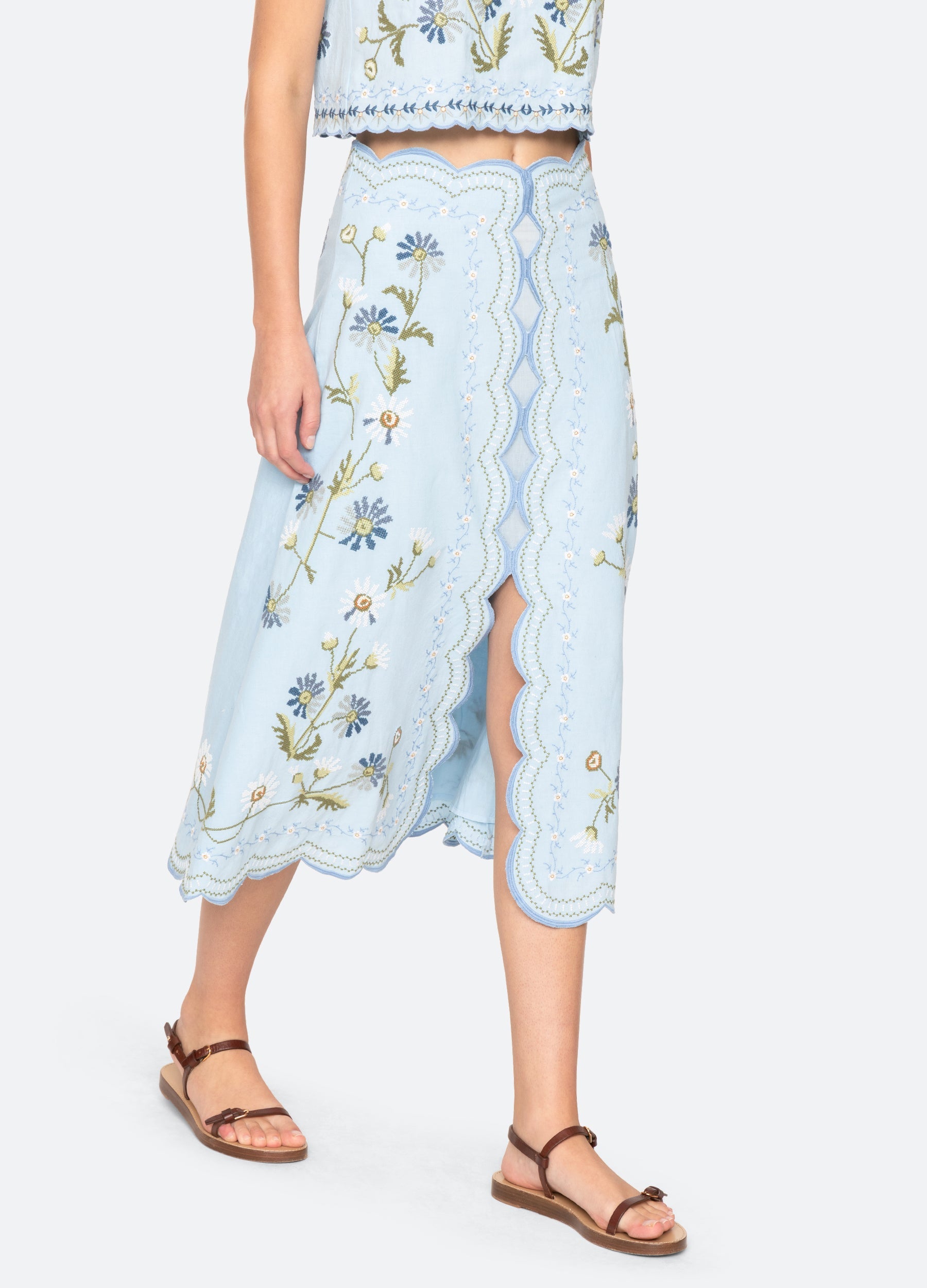 Blue Audra Skirt | Sea New York