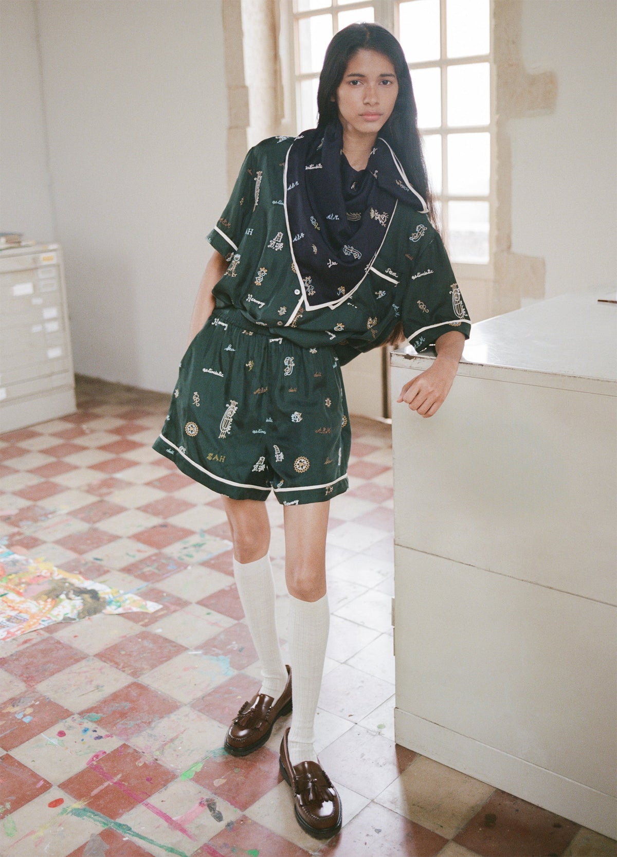 Green Juliet Shorts | Sea New York