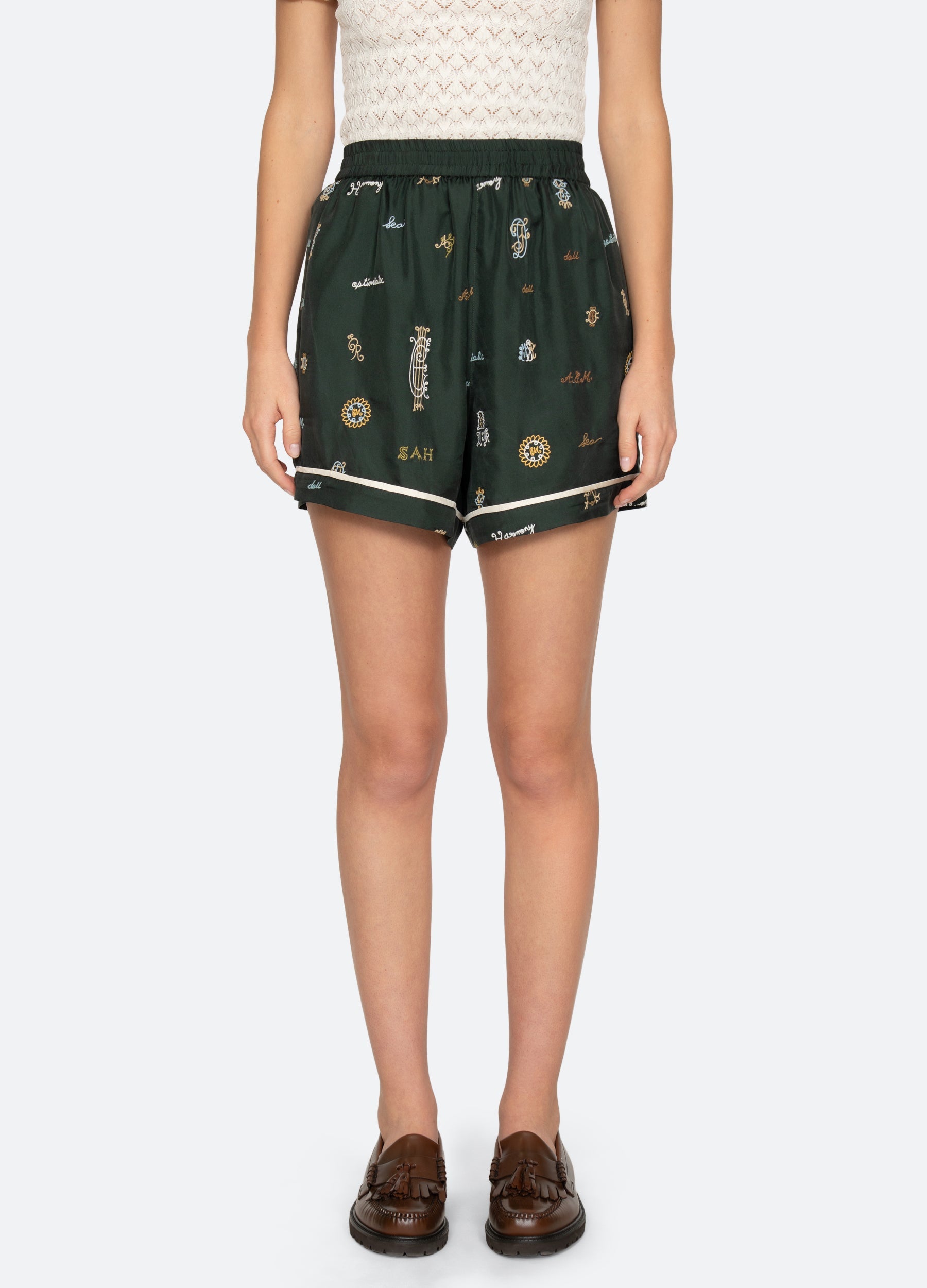 Green Juliet Shorts | Sea New York