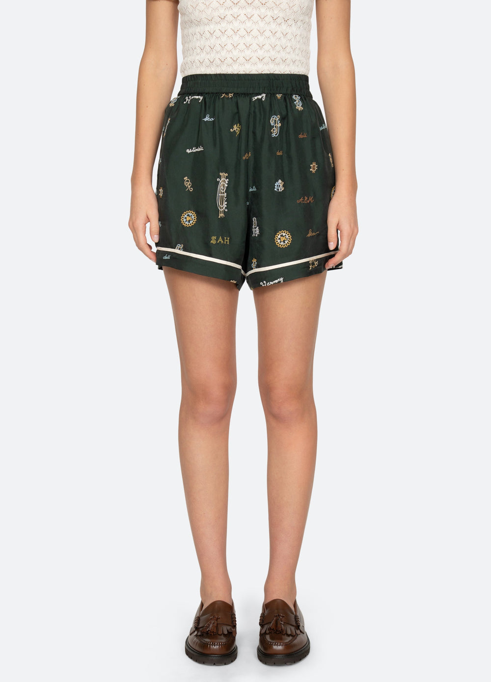Green Juliet Shorts | Sea New York