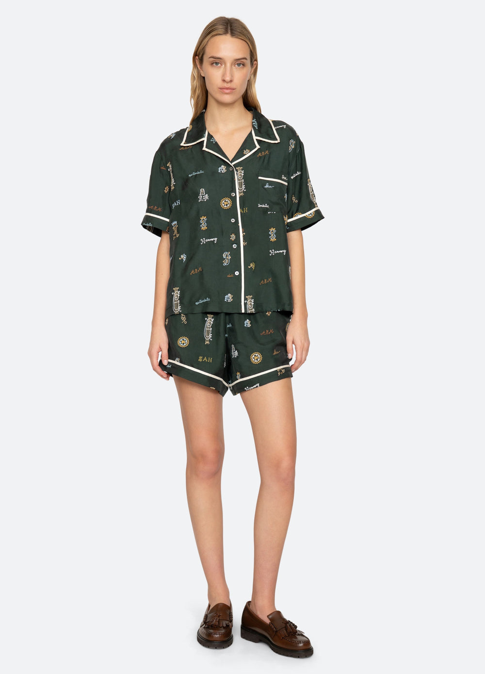 Green Juliet Shorts | Sea New York