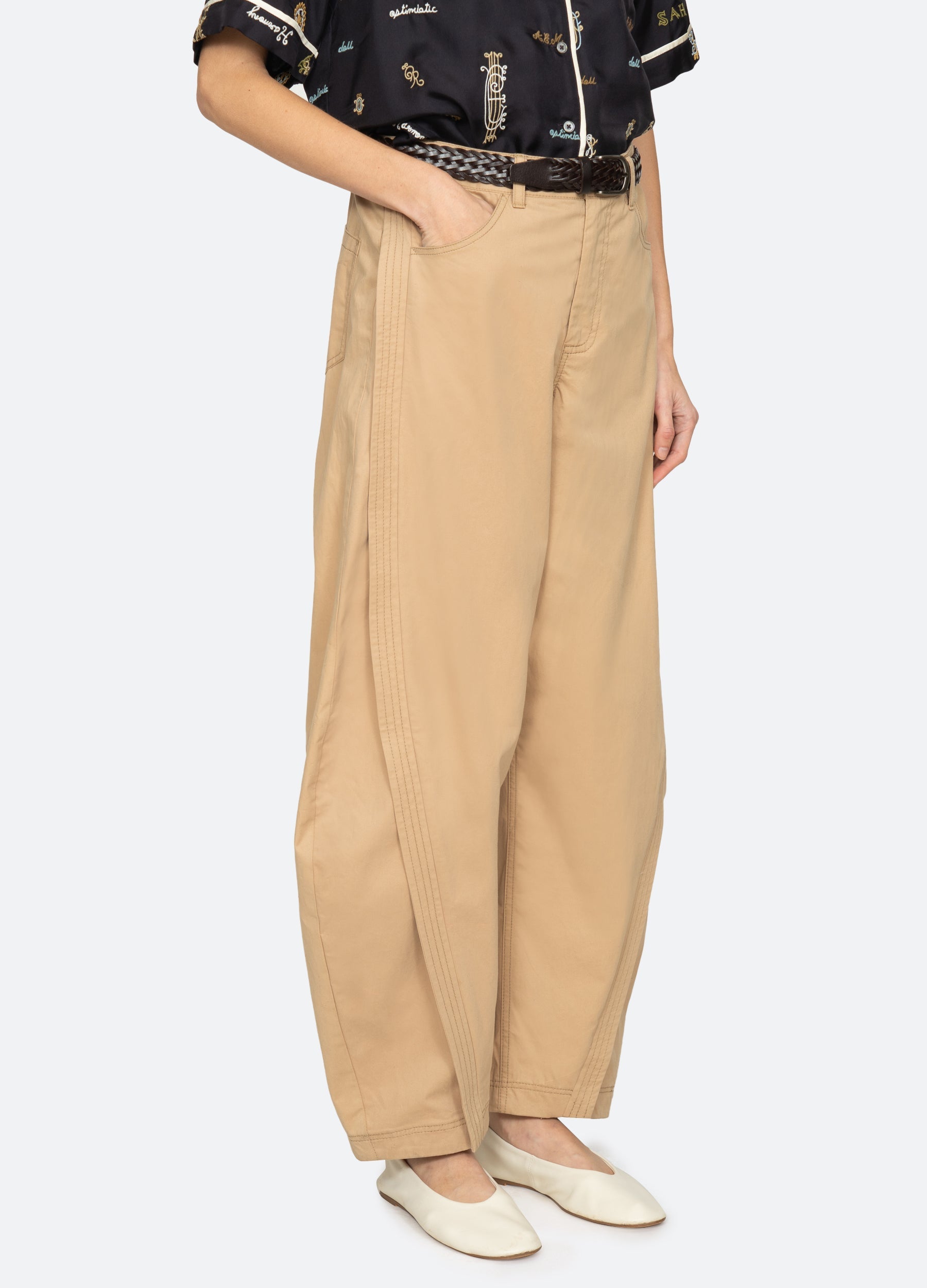 Khaki Odessa Pants | Sea New York