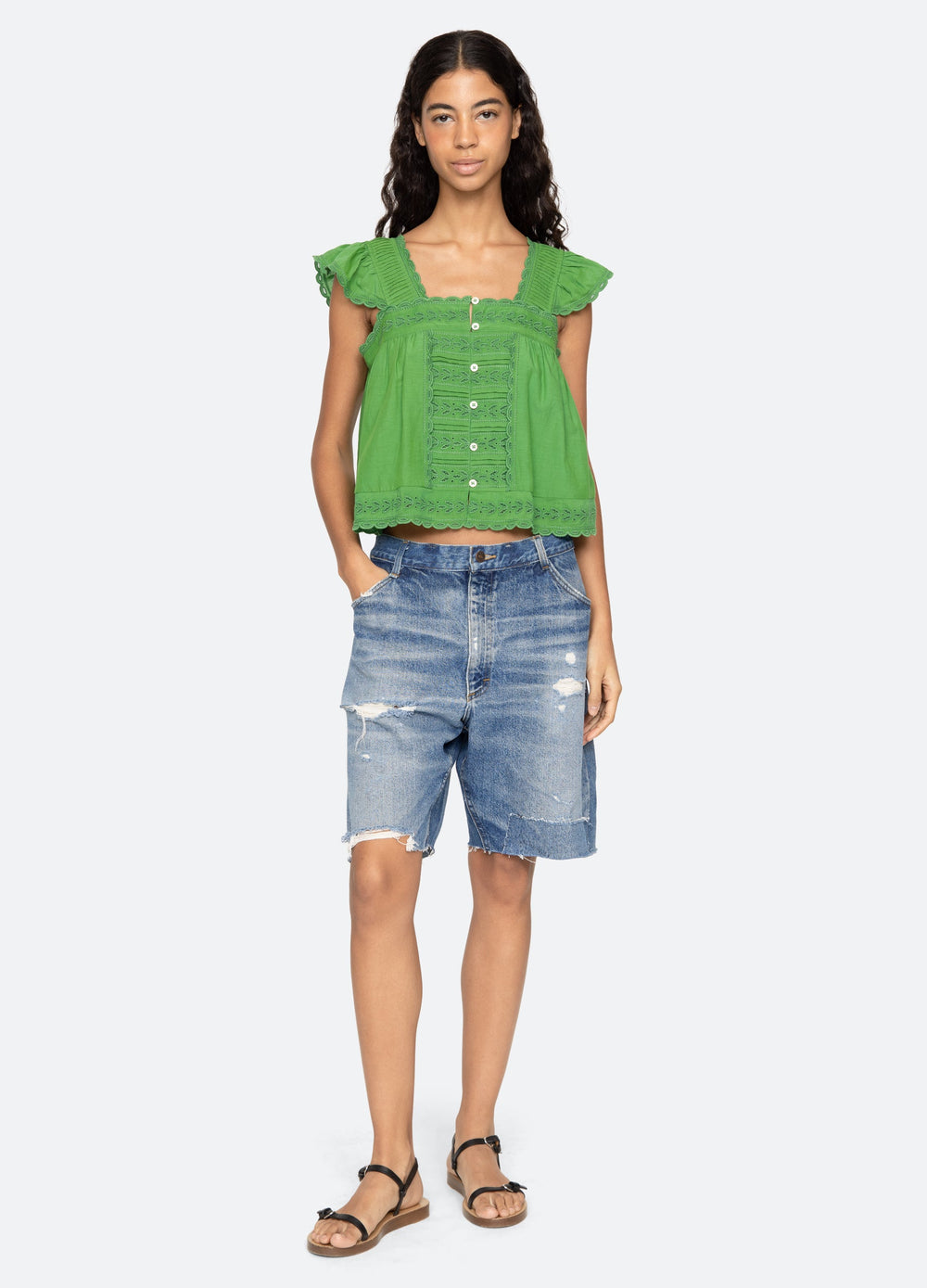 Blue Milene Shorts | Sea New York