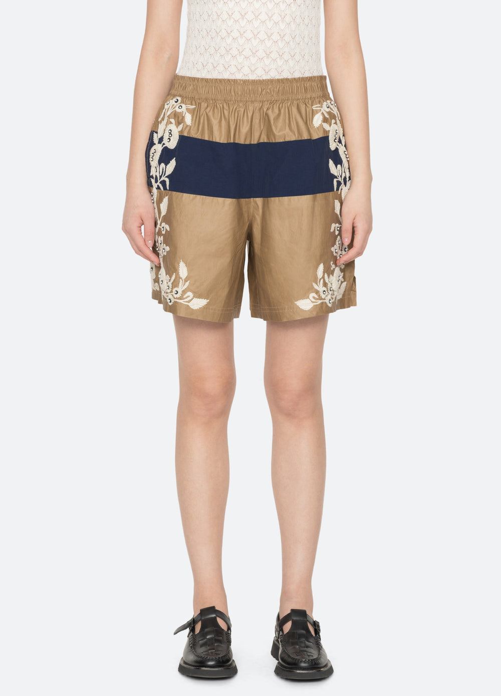 Khaki Georgie Shorts | Sea New York