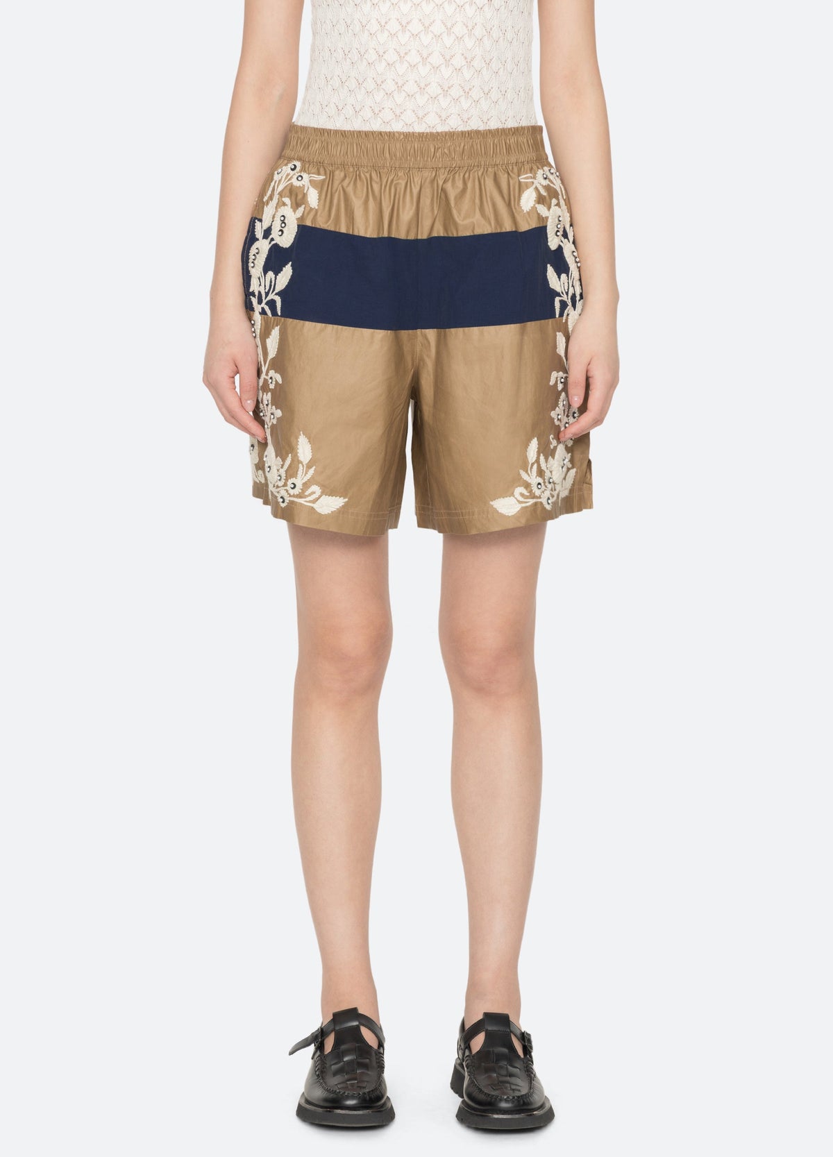 Khaki Georgie Shorts | Sea New York
