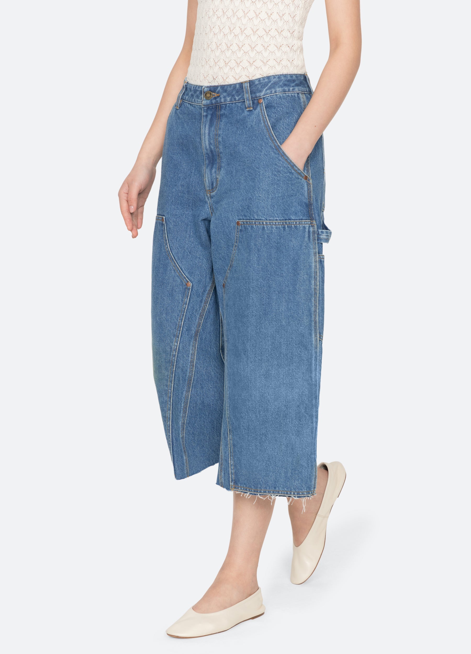 Blue Milene Carpenter Jeans | Sea New York