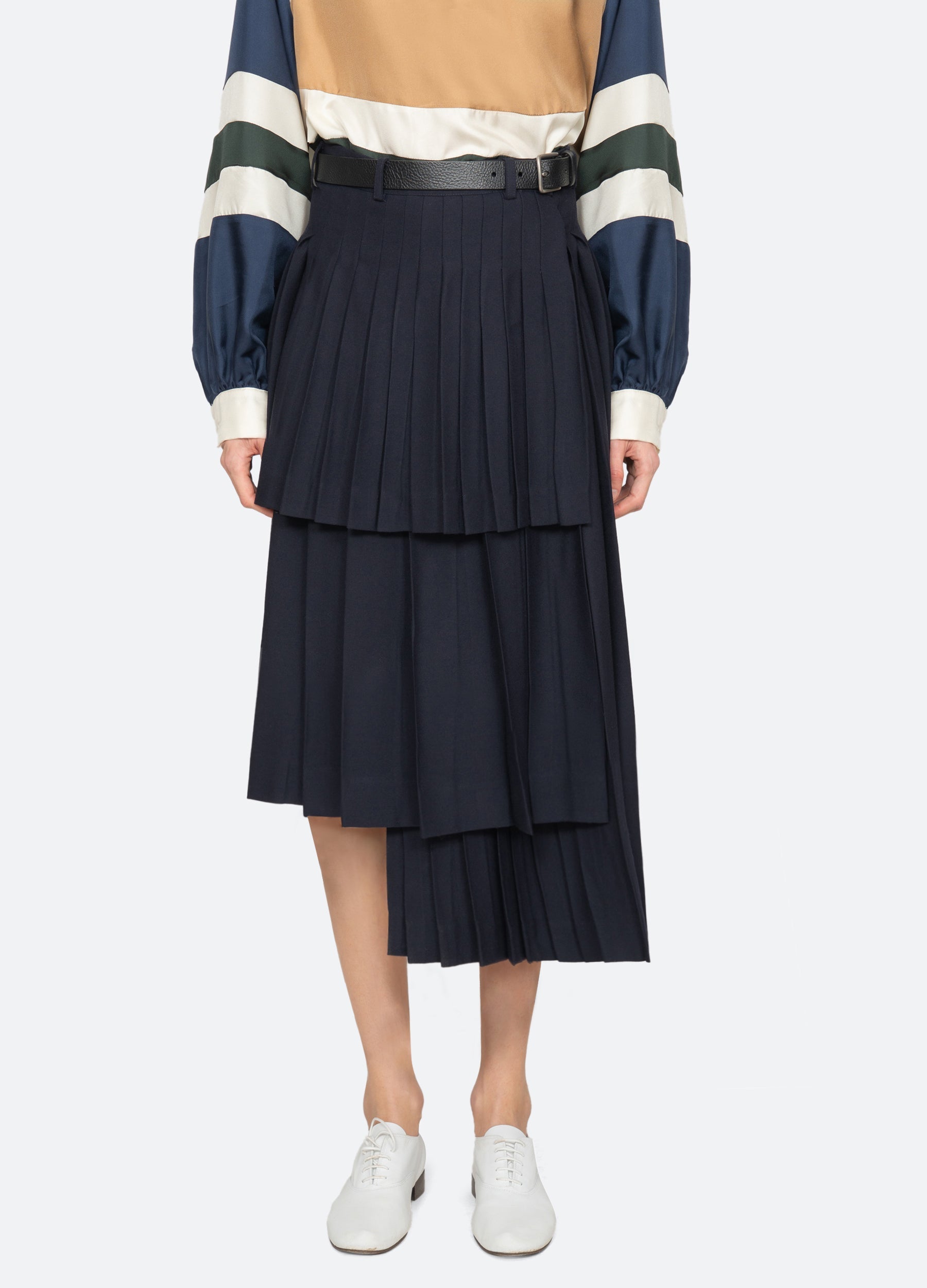 Navy Taliyah Skirt | Sea New York