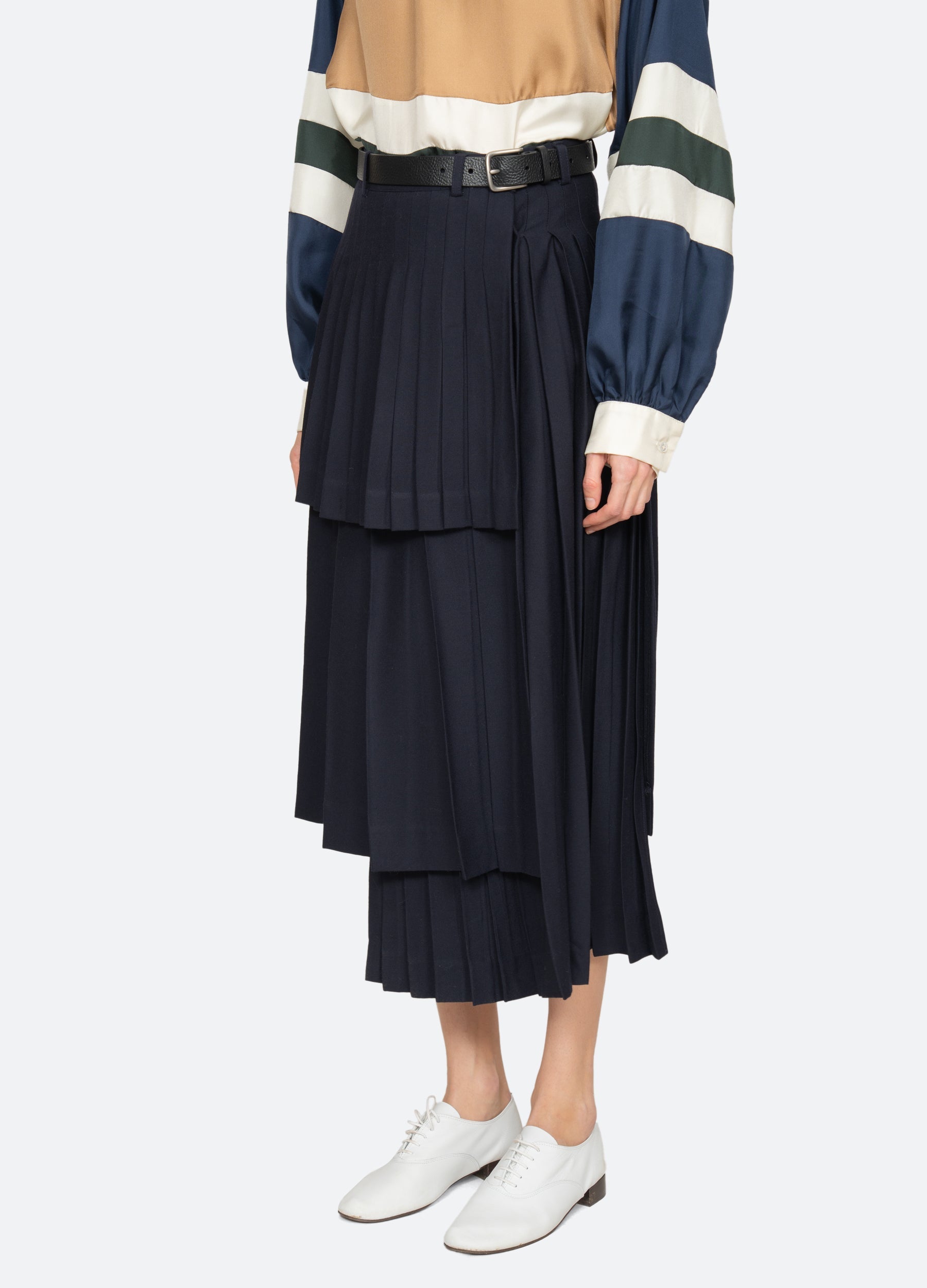 Navy Taliyah Skirt | Sea New York