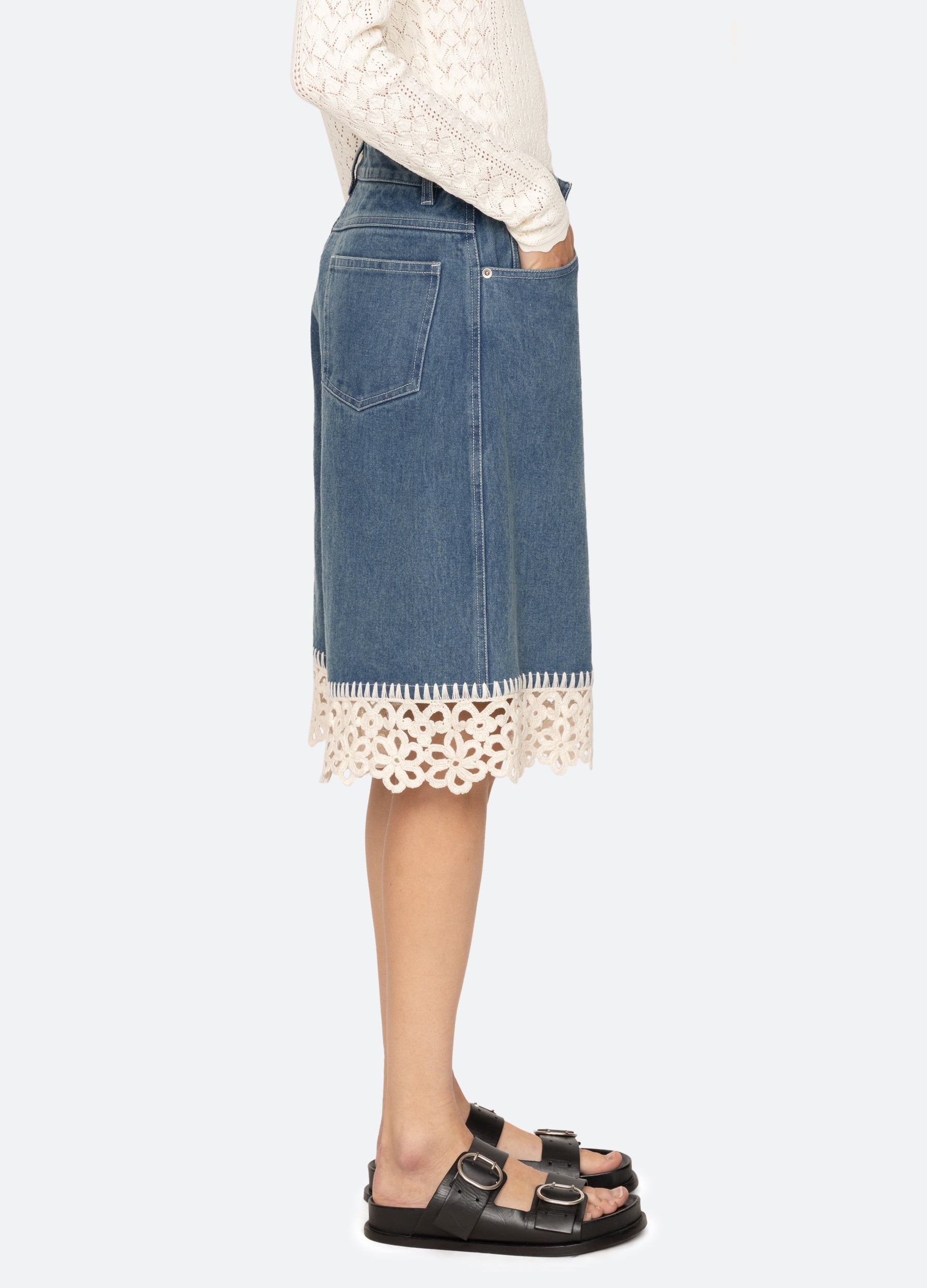 Blue Stasia Culottes | Sea New York