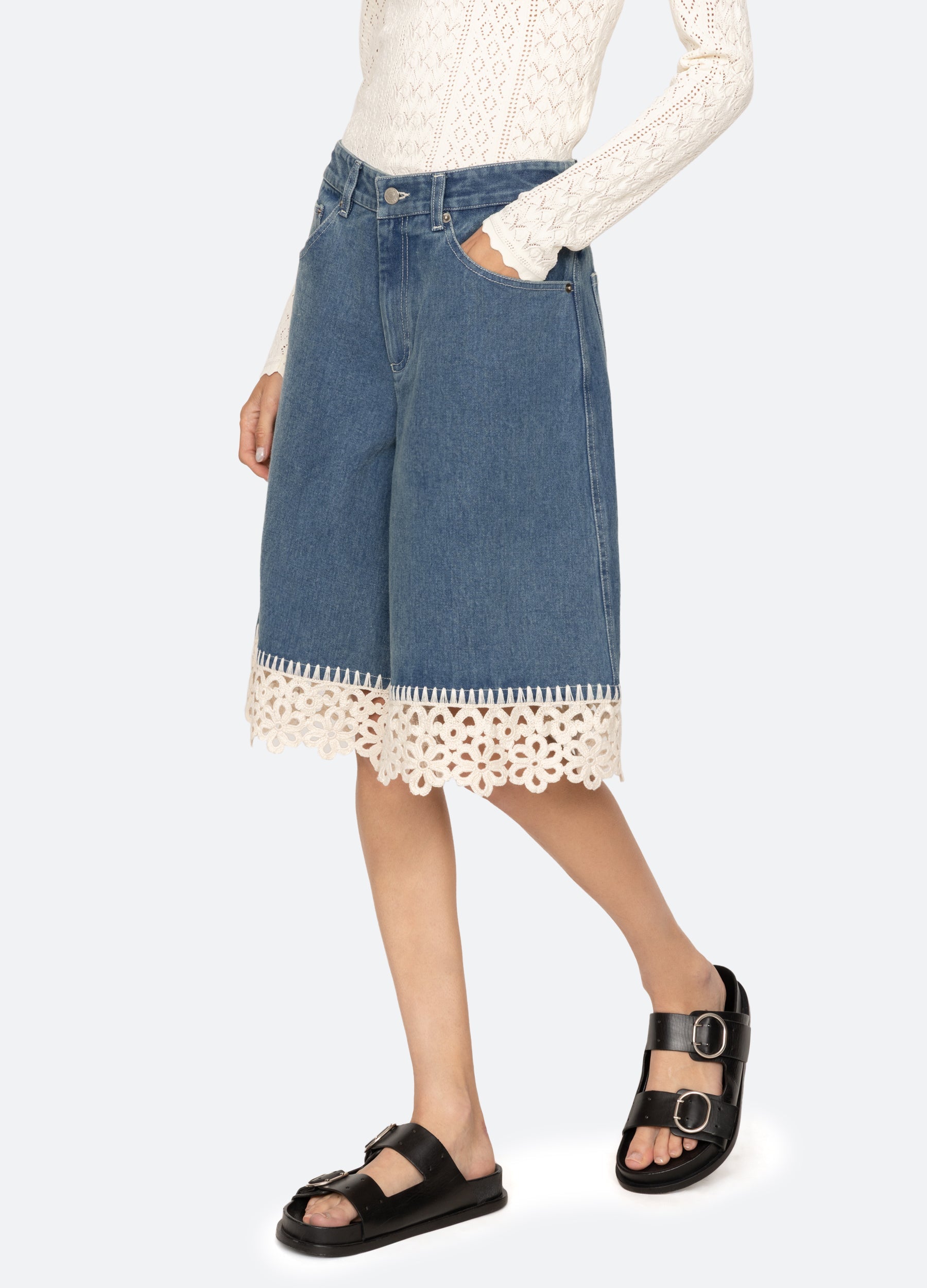 Blue Stasia Culottes | Sea New York