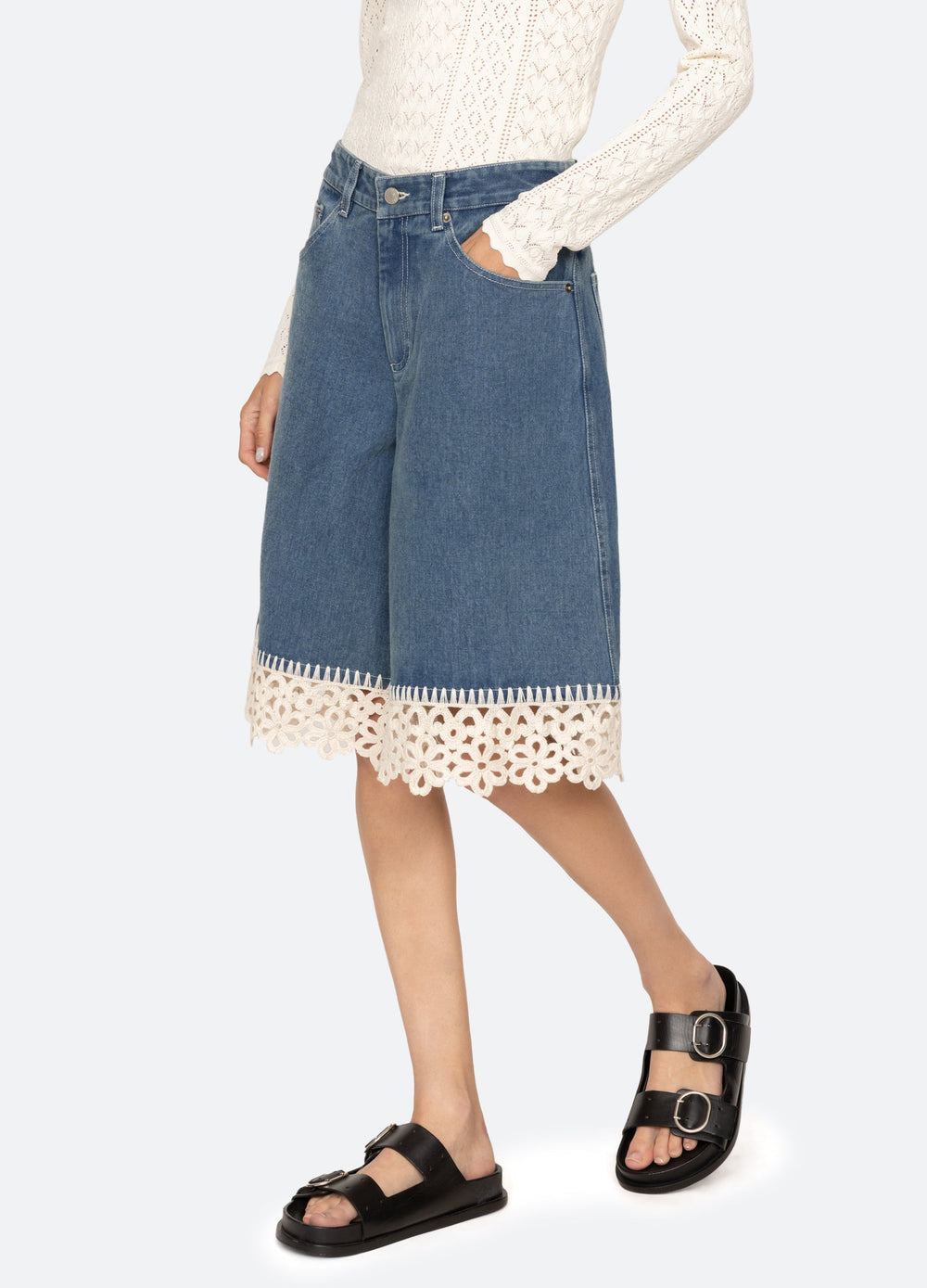 Blue Stasia Culottes | Sea New York
