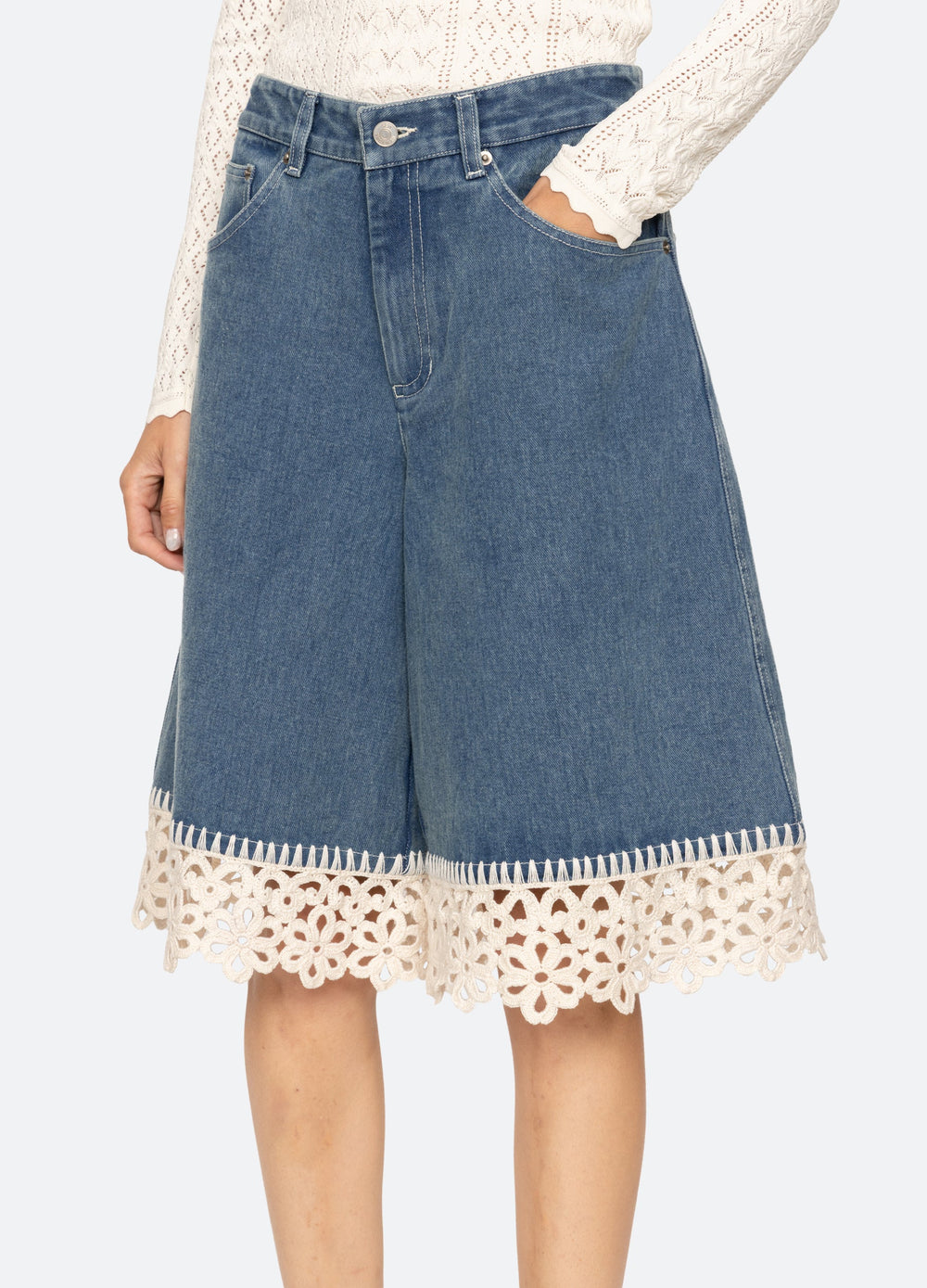 Blue Stasia Culottes | Sea New York