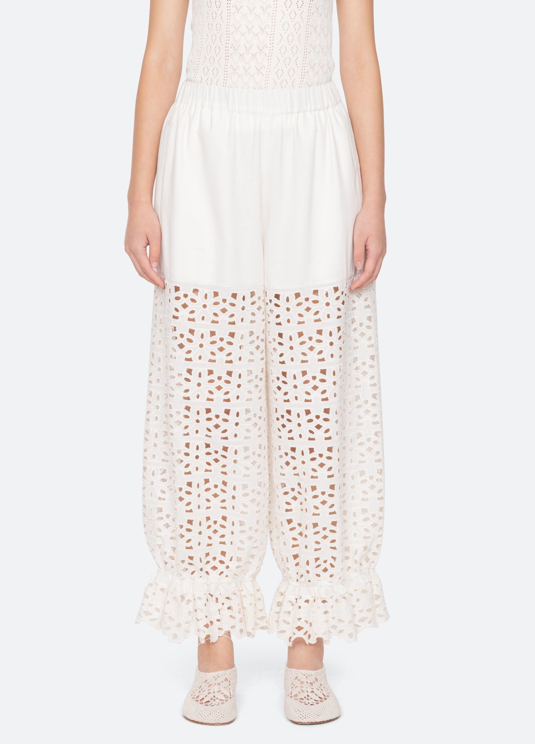 White Leila Pants | Sea New York
