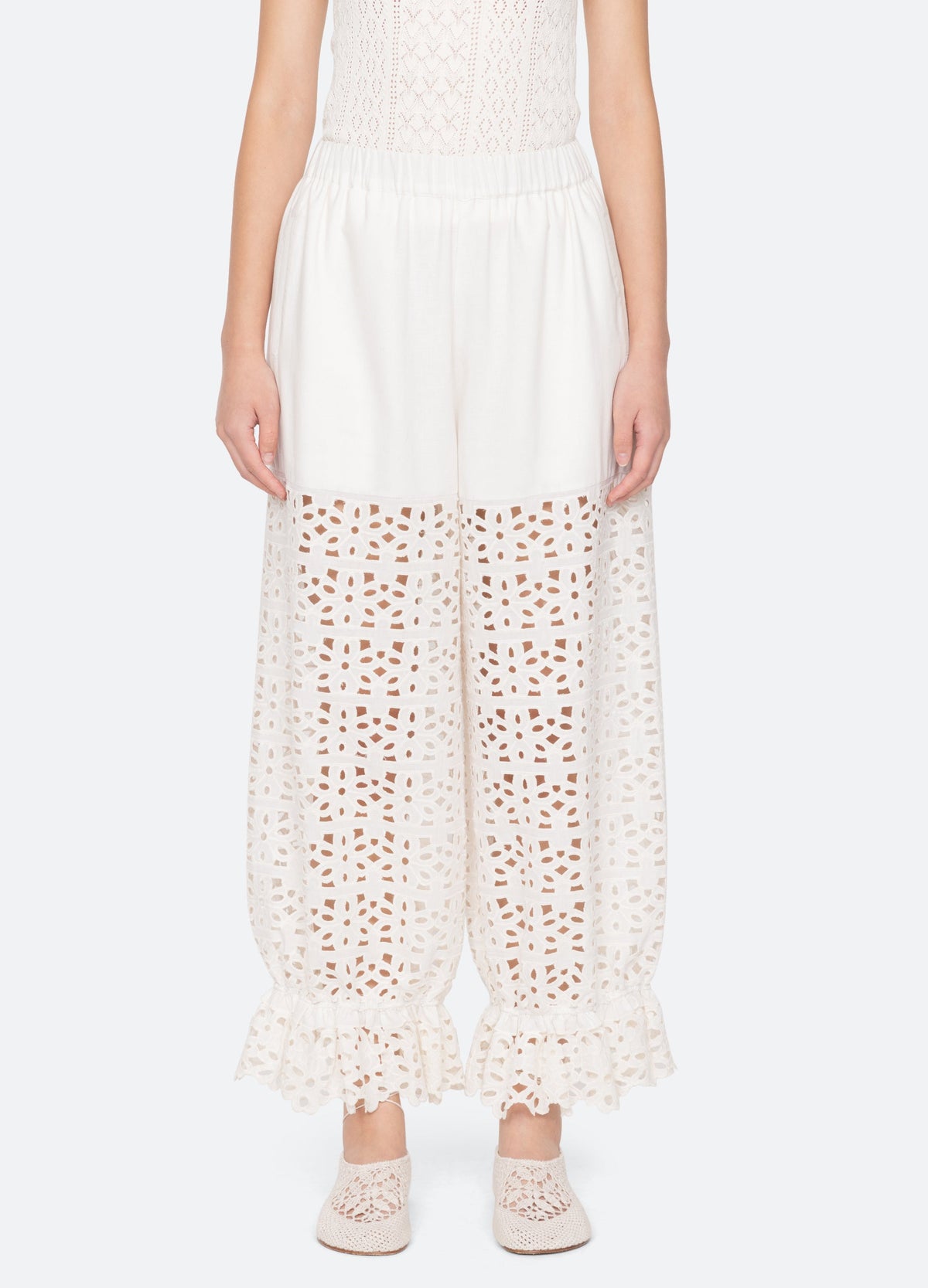 White Leila Pants | Sea New York