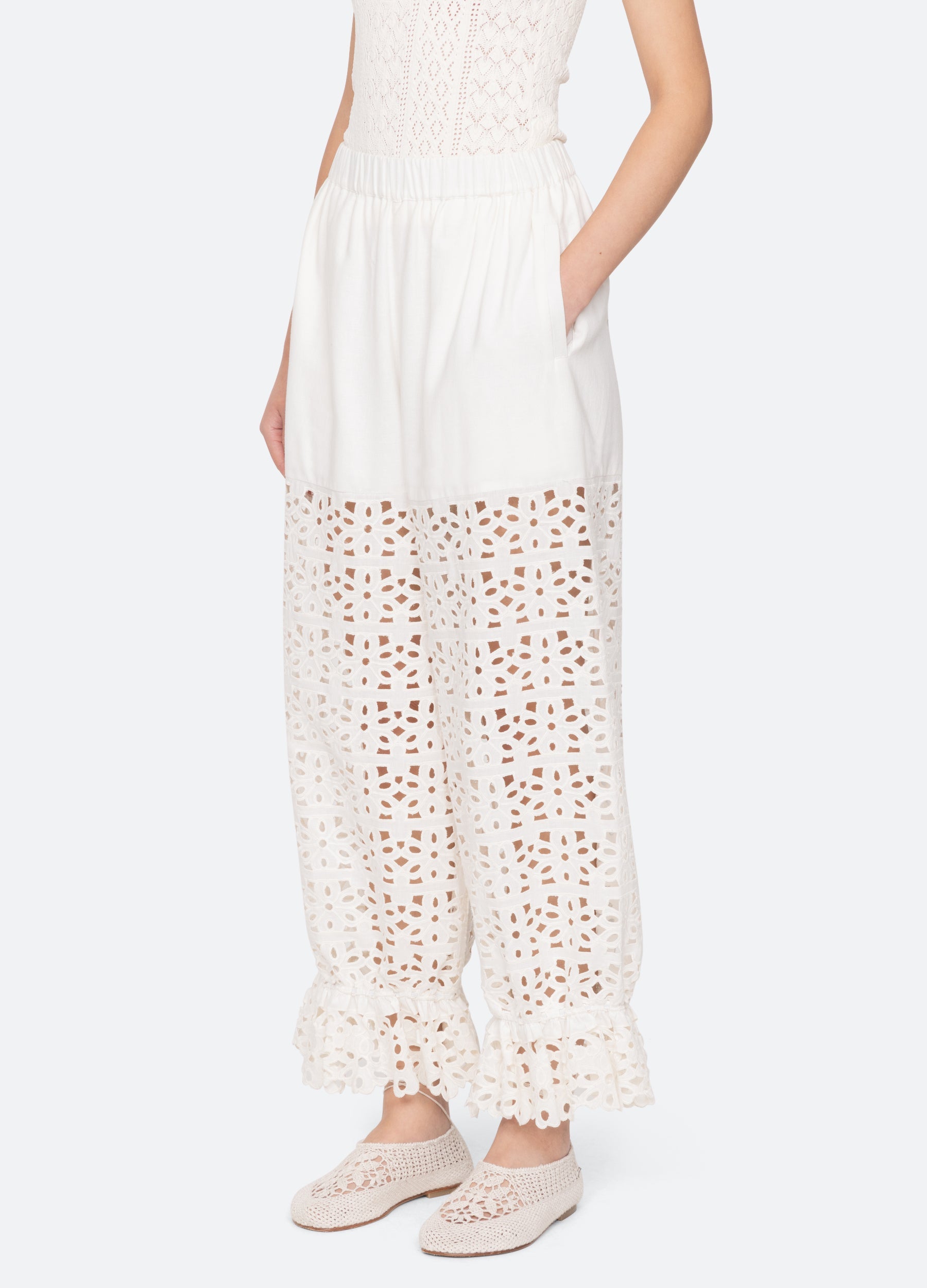 White Leila Pants | Sea New York