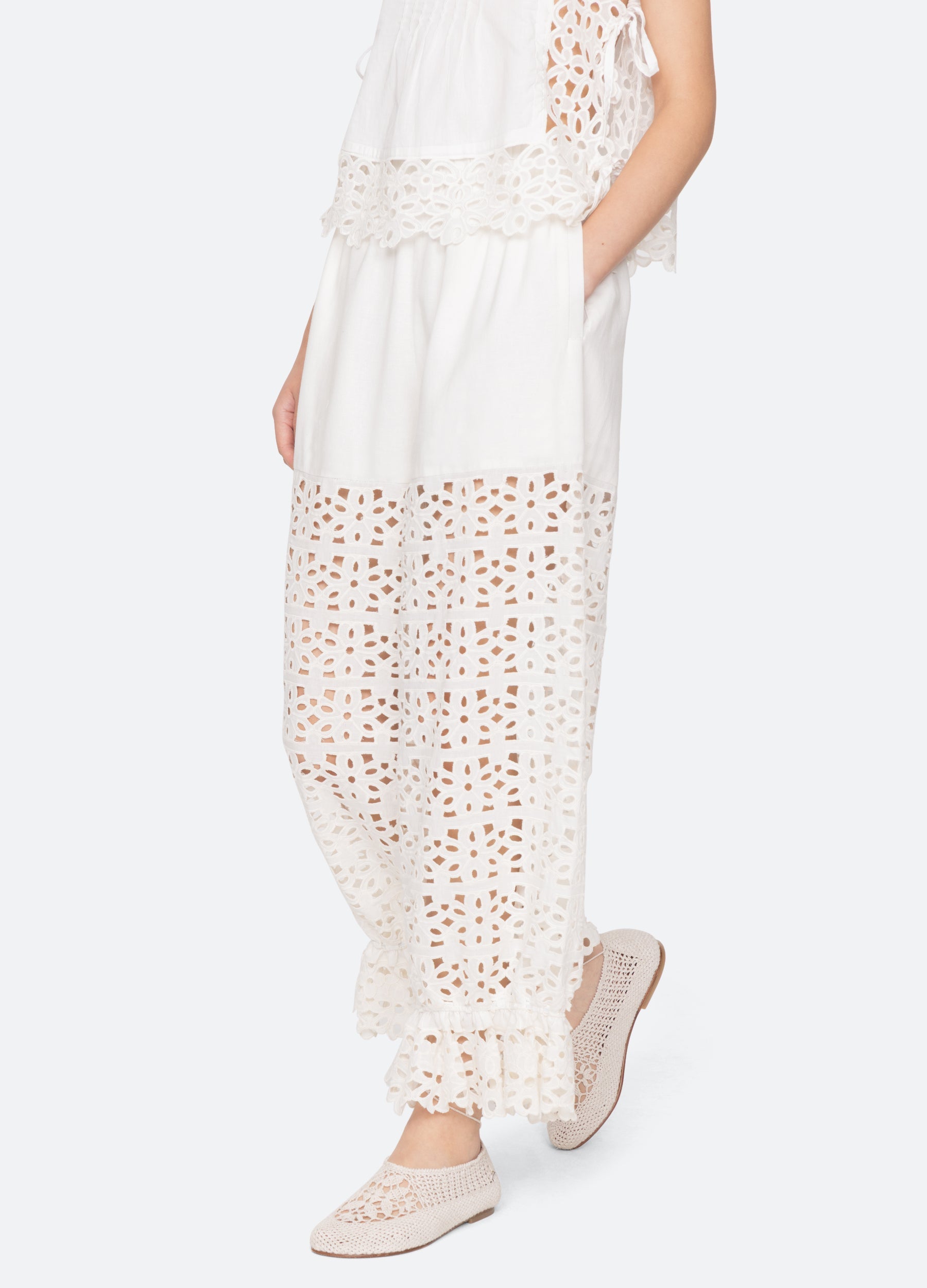 White Leila Pants | Sea New York