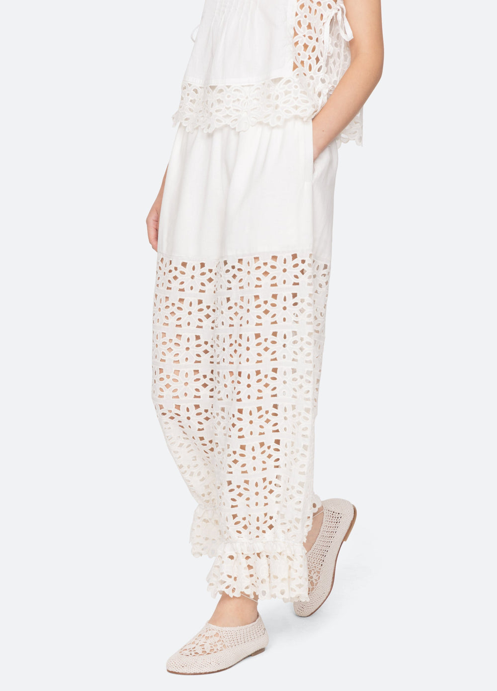 White Leila Pants | Sea New York