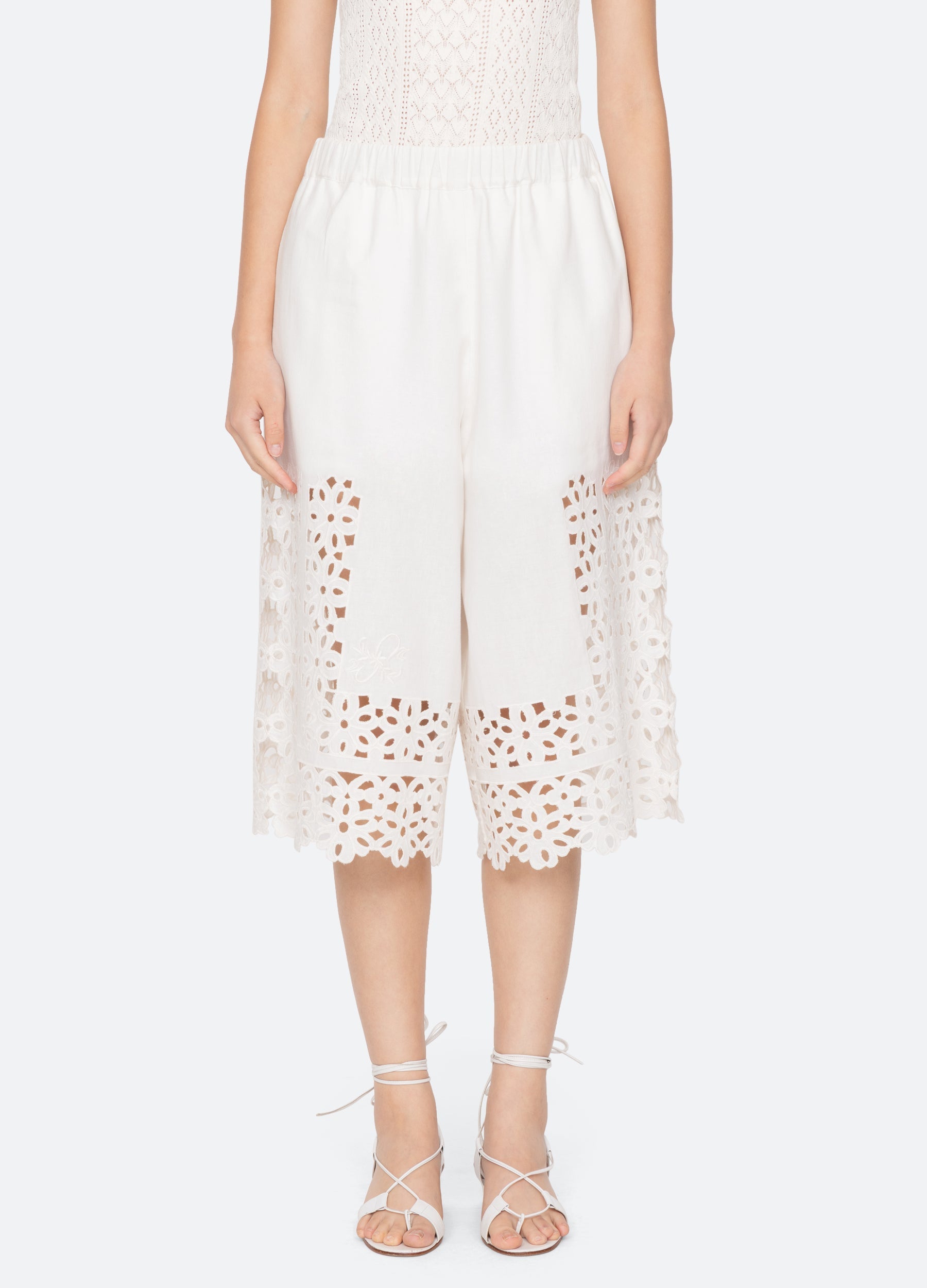 White Leila Culottes | Sea New York