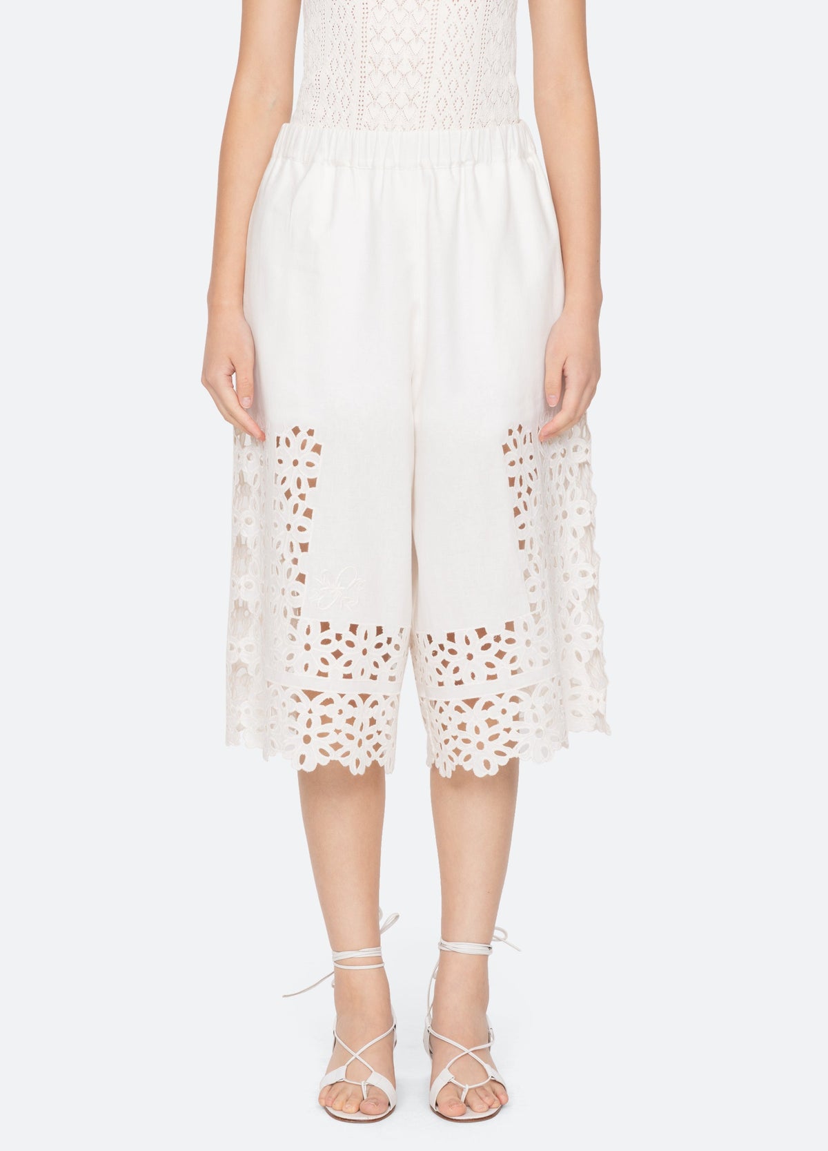 White Leila Culottes | Sea New York