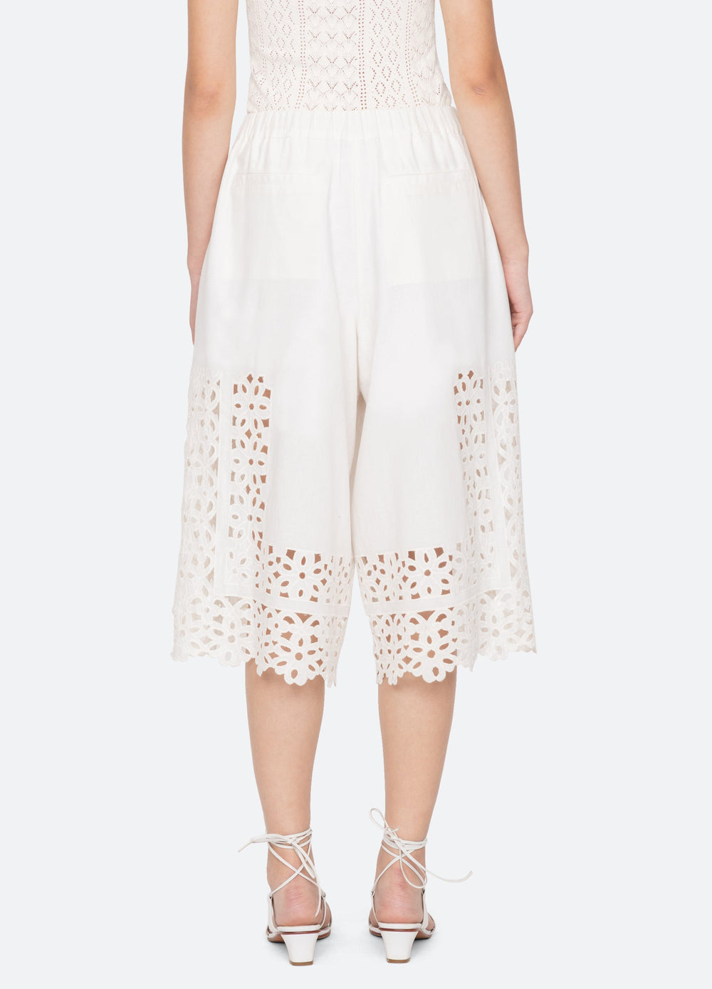 White Leila Culottes | Sea New York