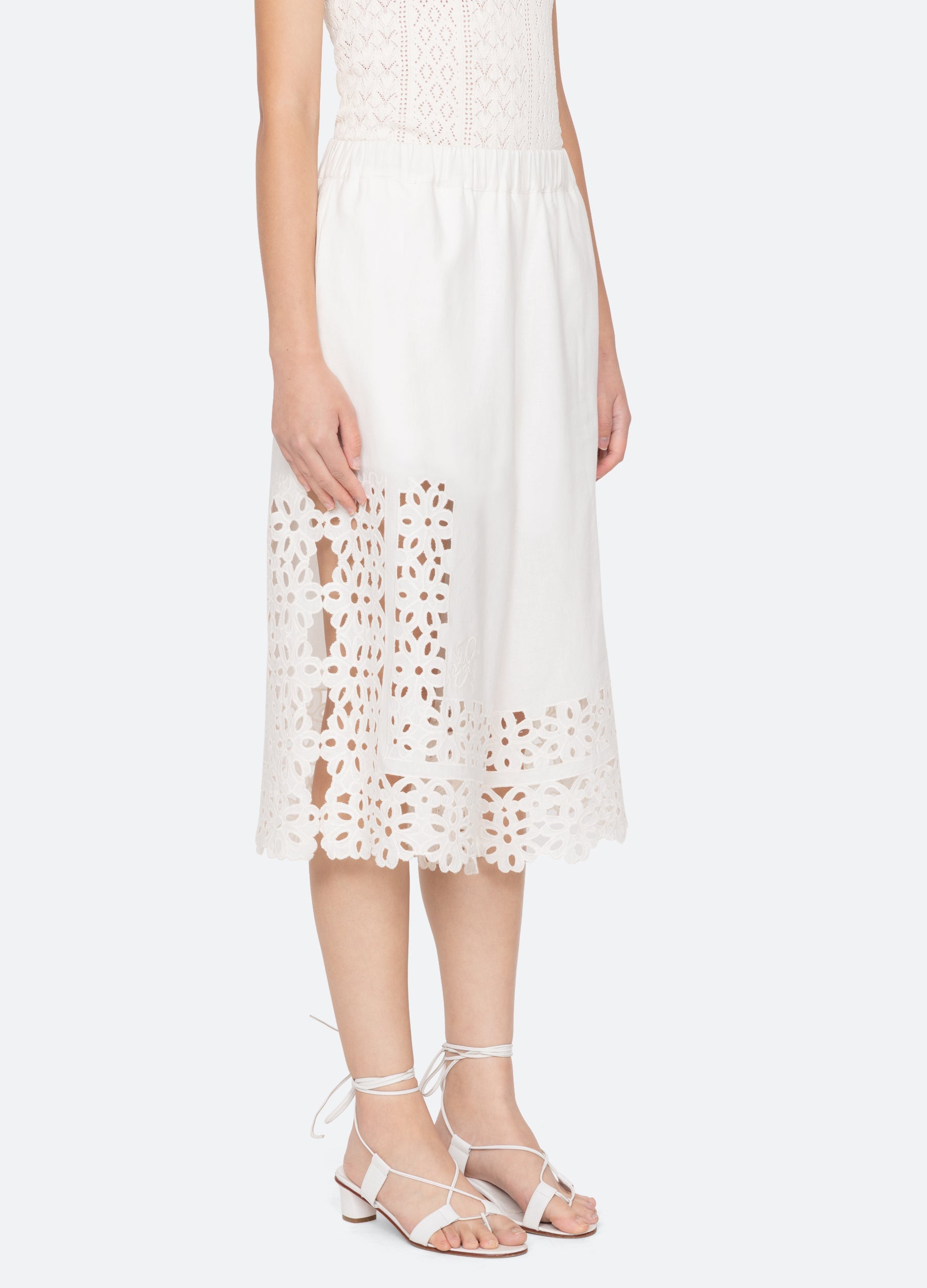 White Leila Culottes | Sea New York
