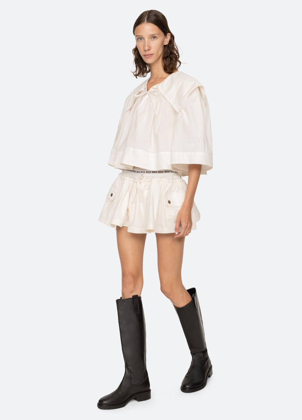 Cream Lois Shorts | Sea New York
