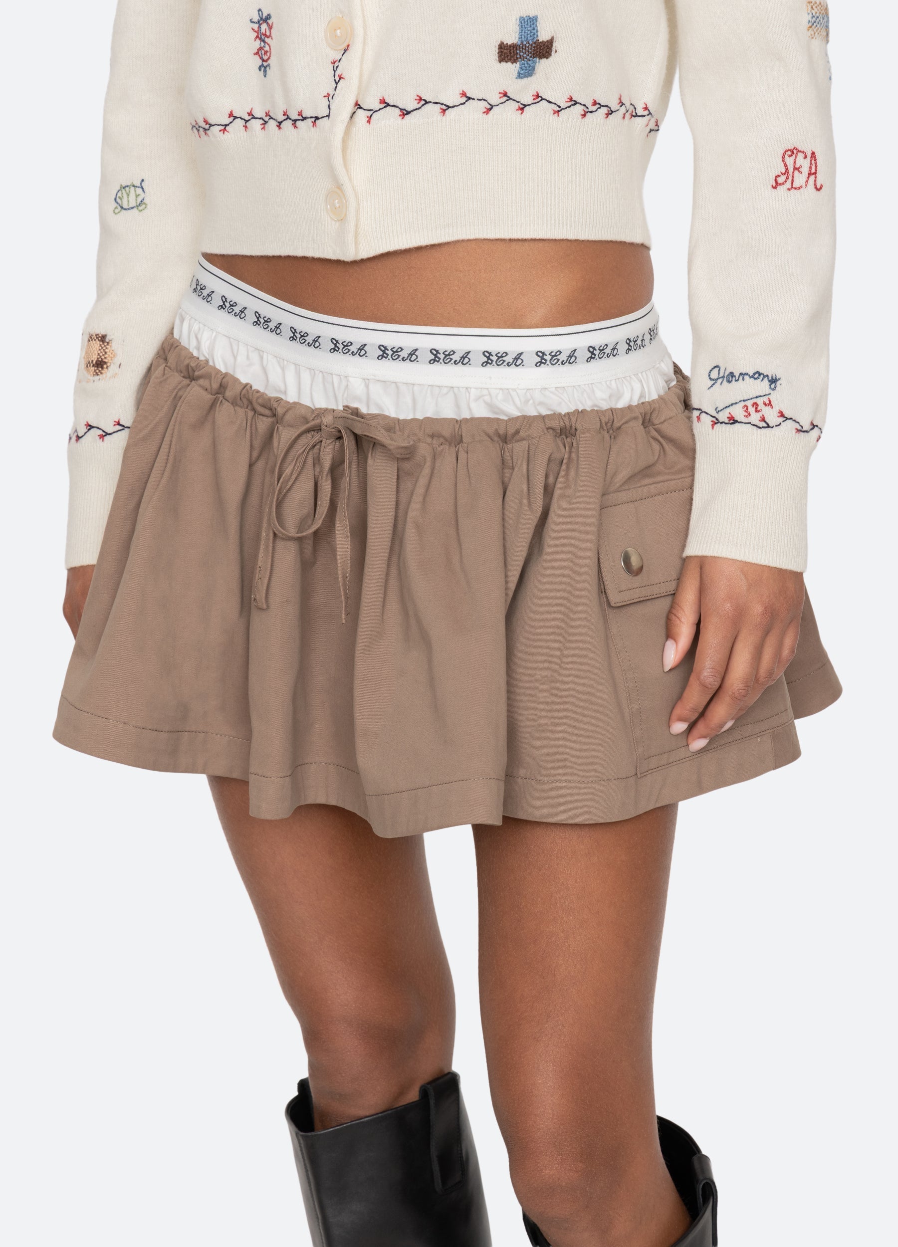 Cream Lois Shorts | Sea New York
