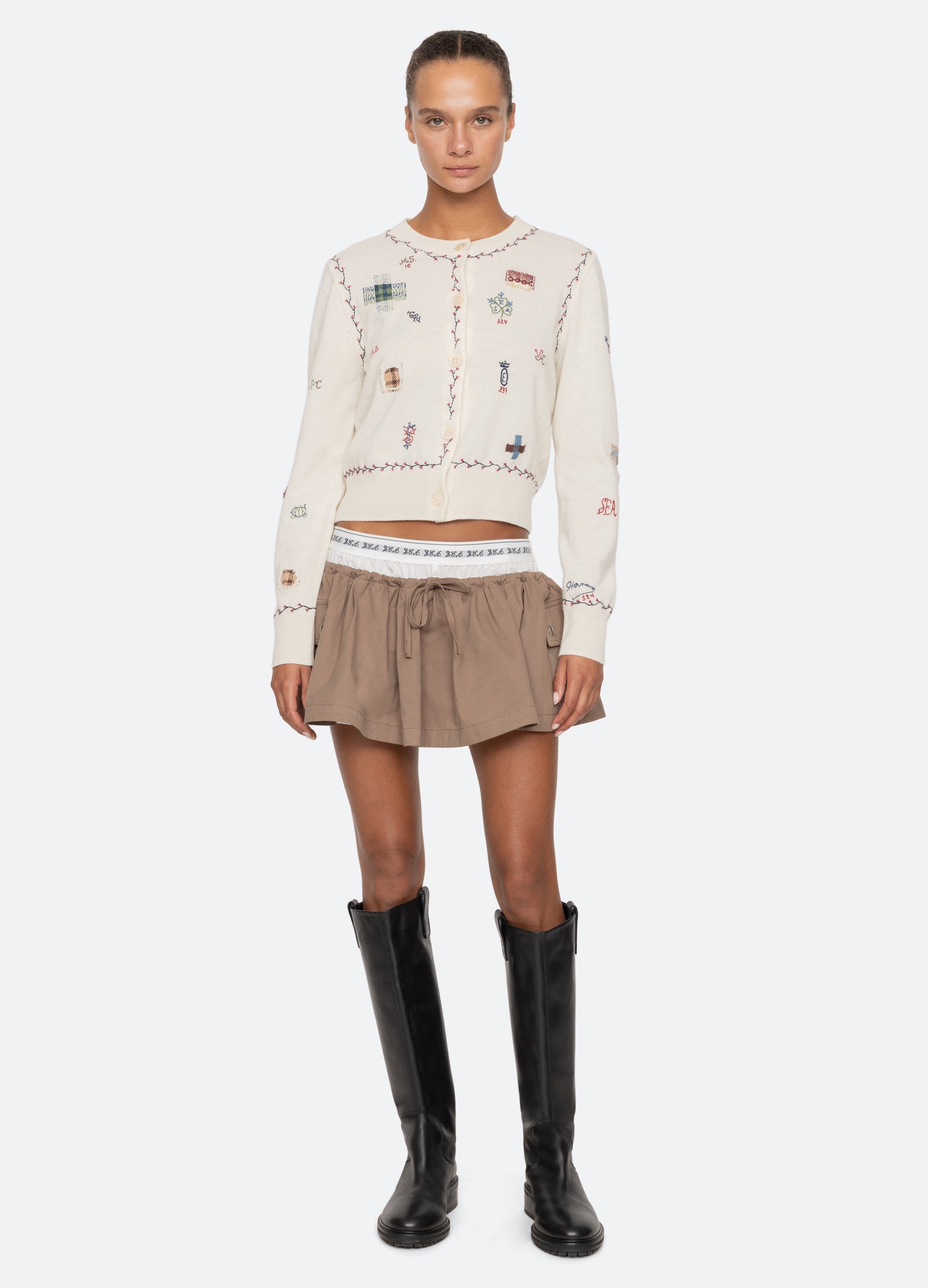 Cream Lois Shorts | Sea New York