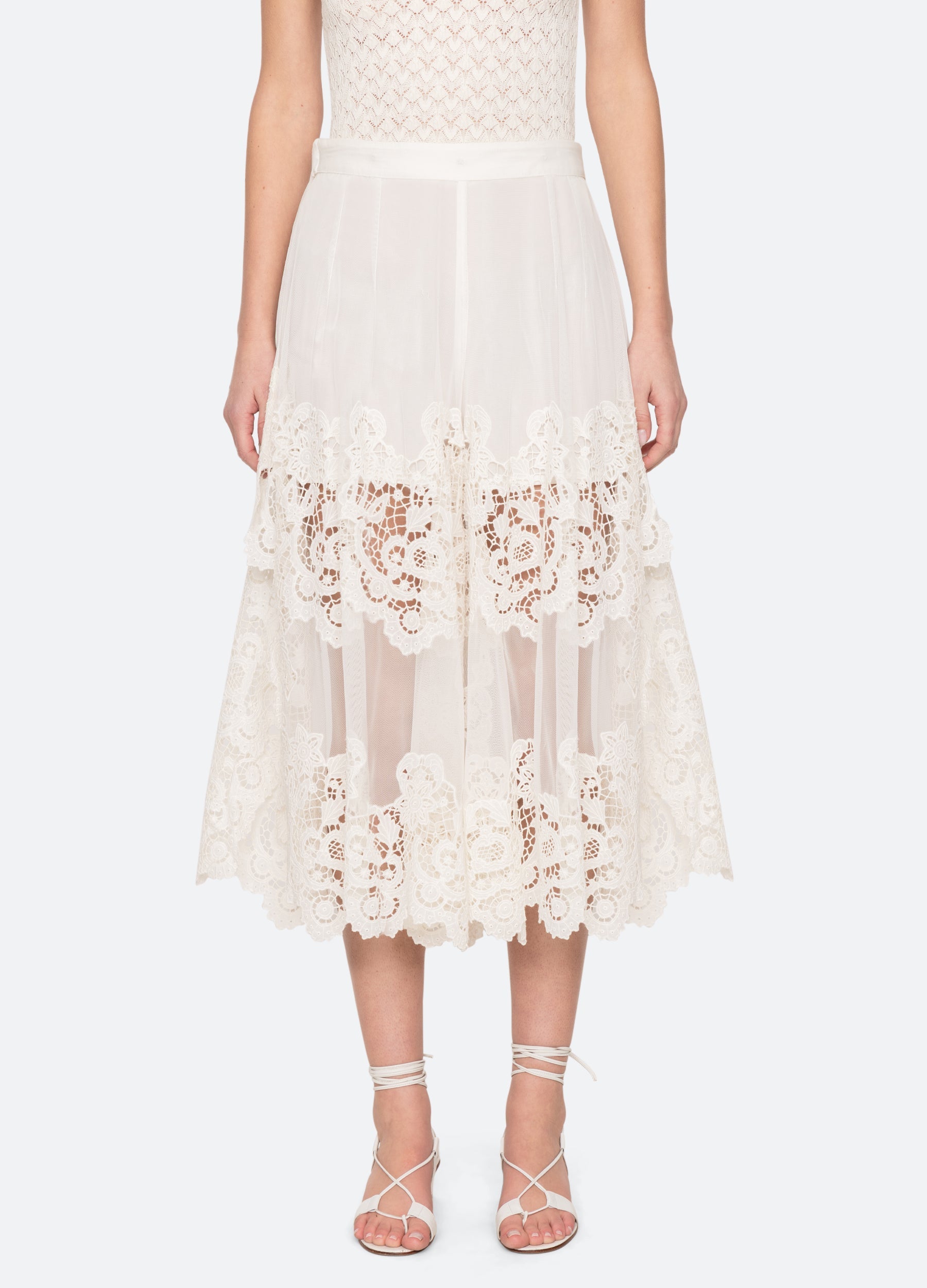 Cream Sofia Pants | Sea New York