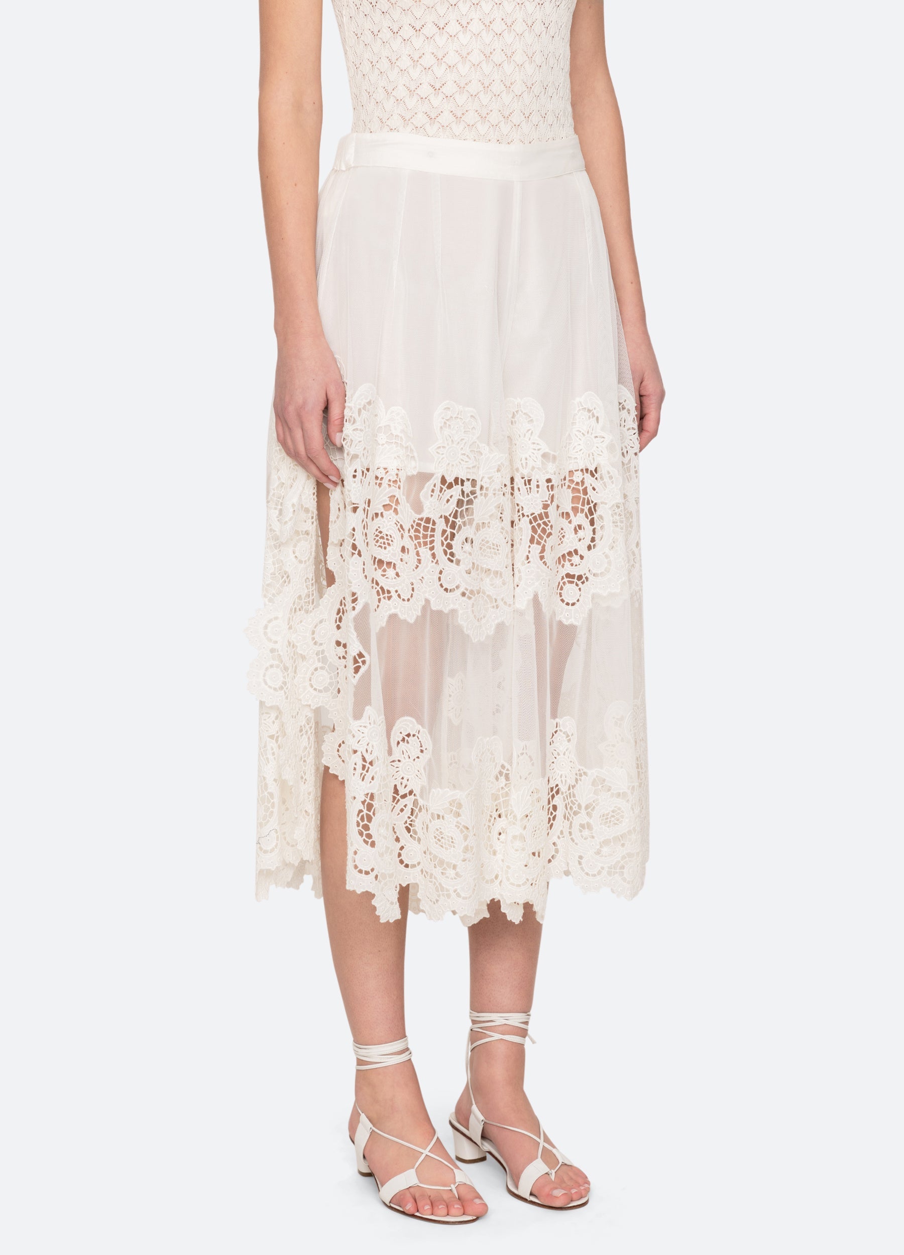 Cream Sofia Pants | Sea New York