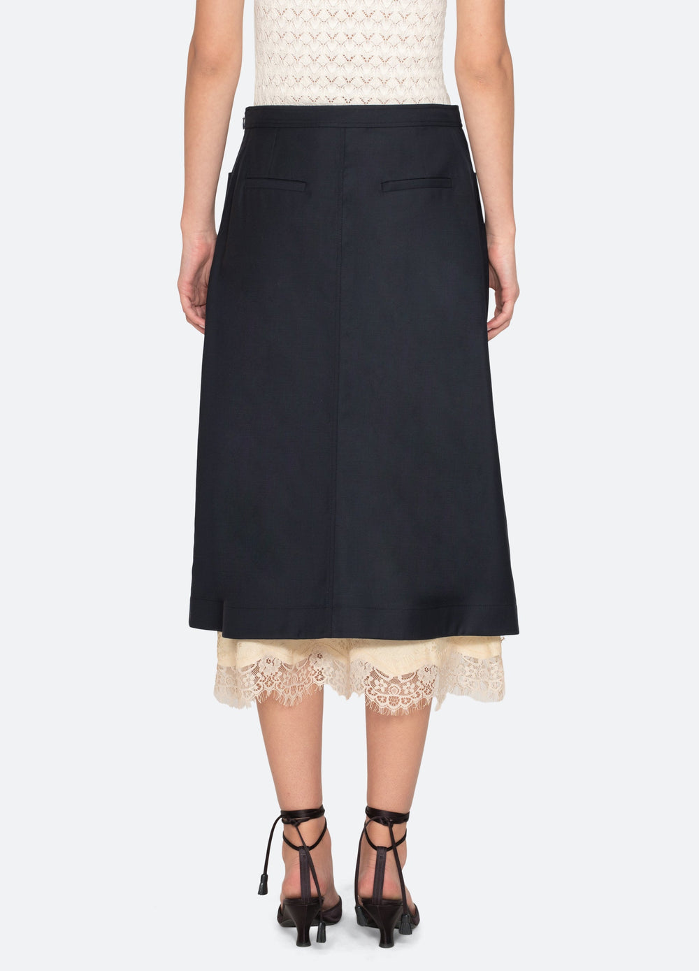Navy Fiora Skirt | Sea New York