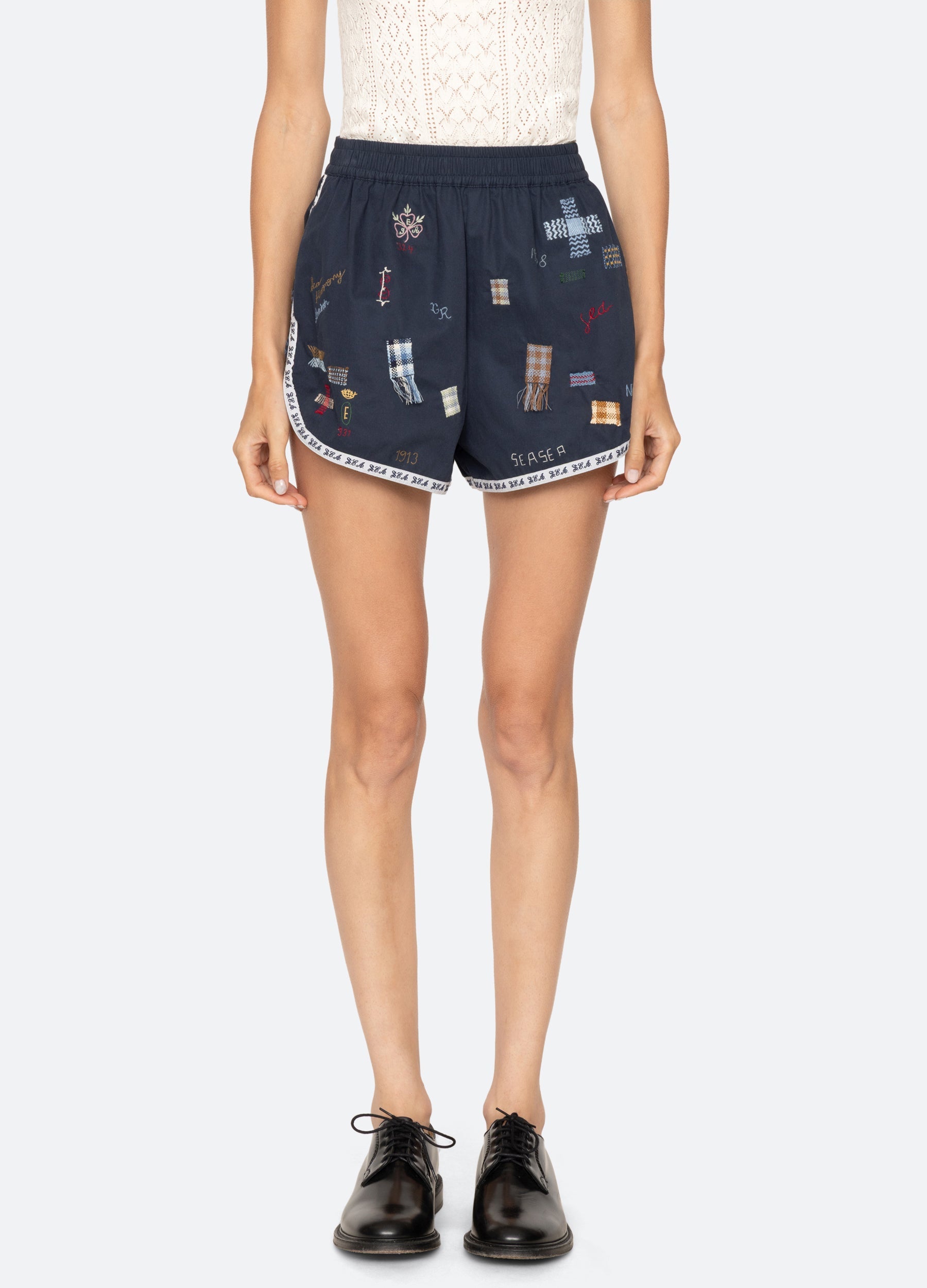 Navy Claira Shorts | Sea New York