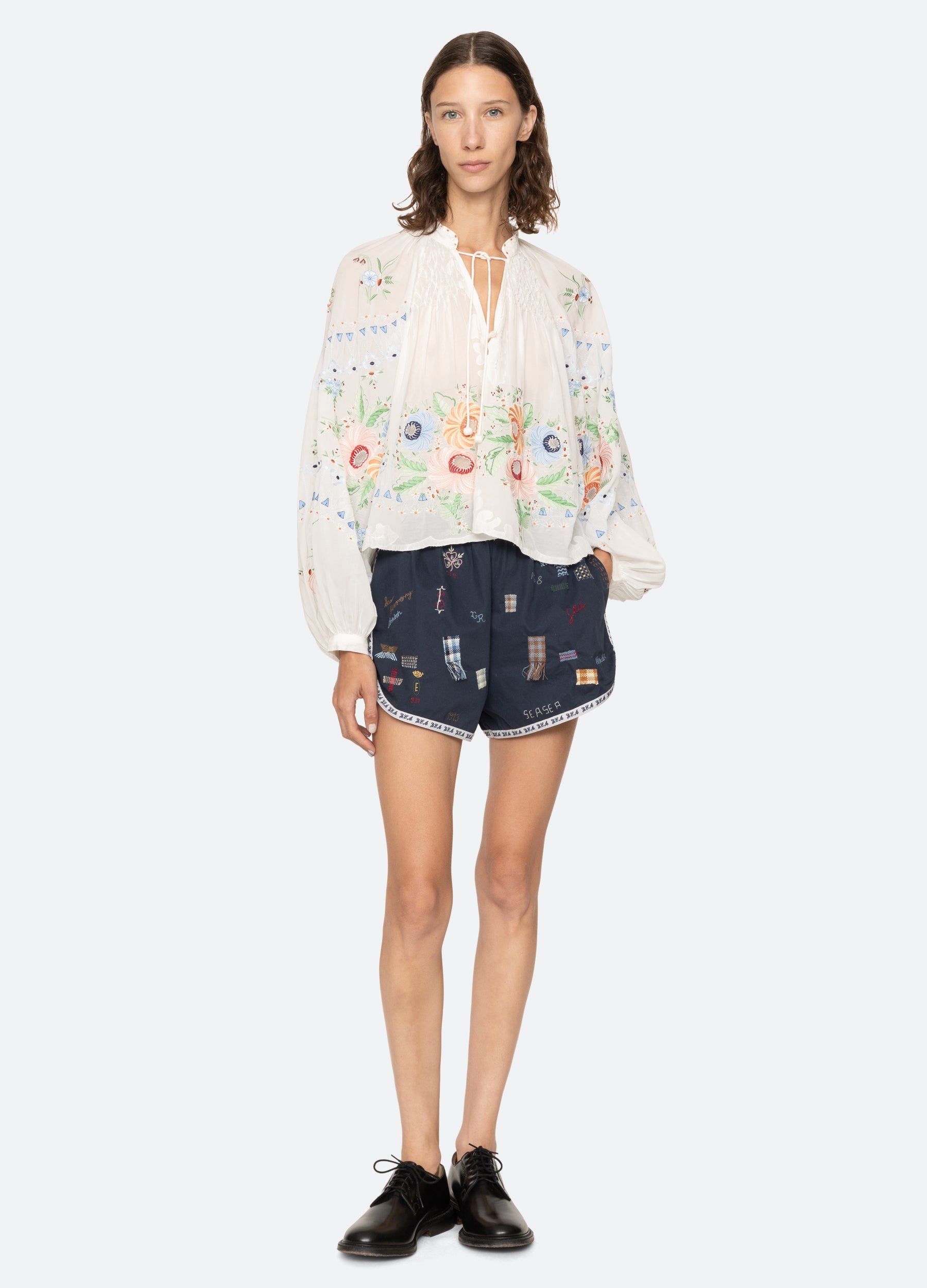 Navy Claira Shorts | Sea New York