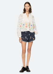 Navy Claira Shorts | Sea New York