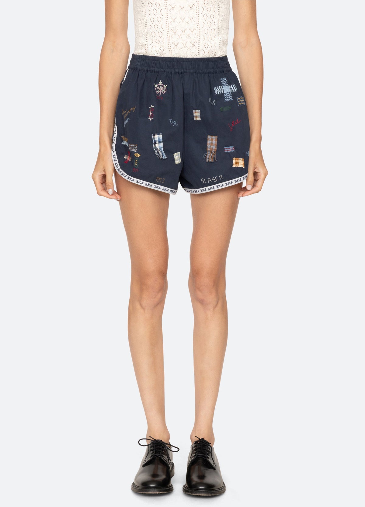 Navy Claira Shorts | Sea New York