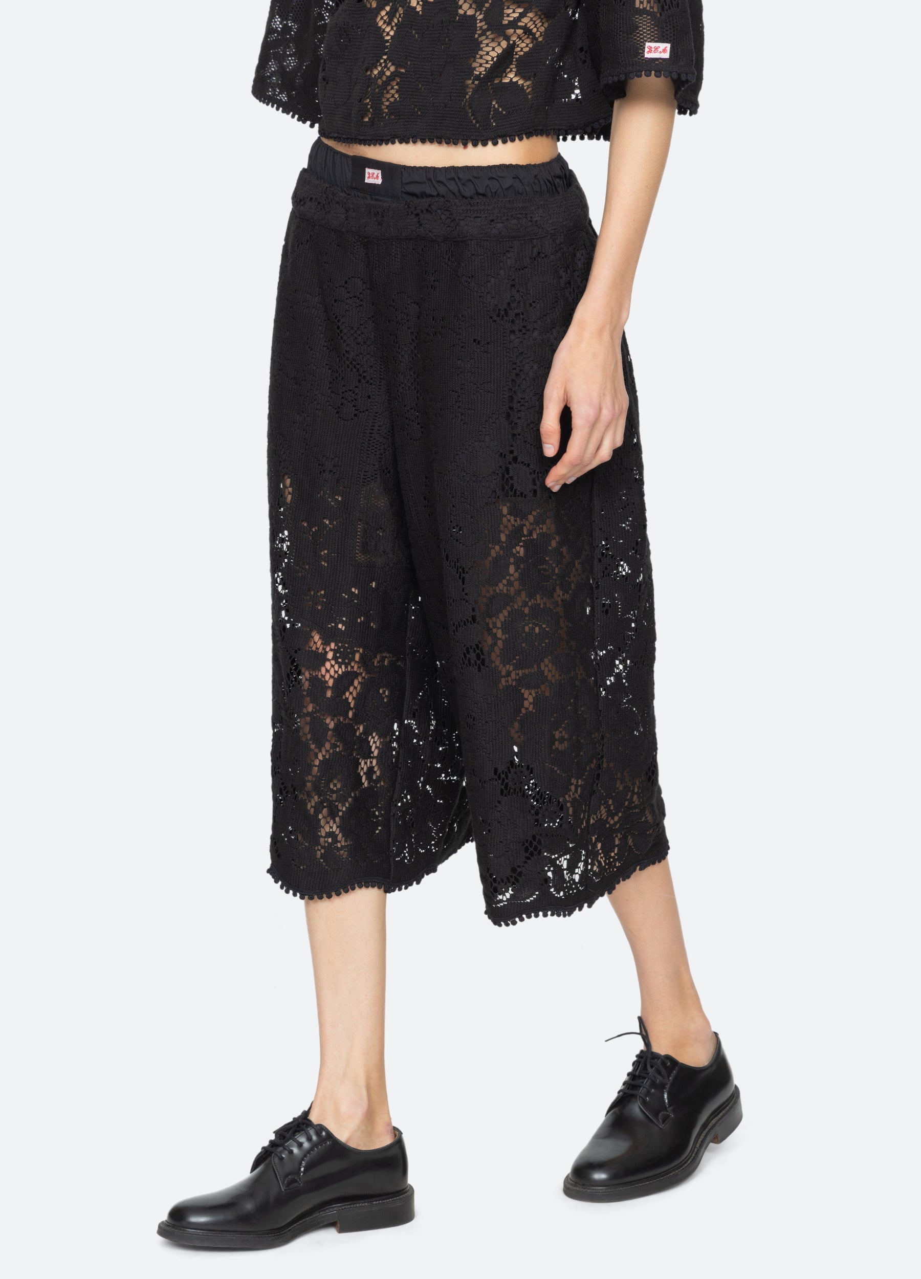 Black Arianna Culottes | Sea New York
